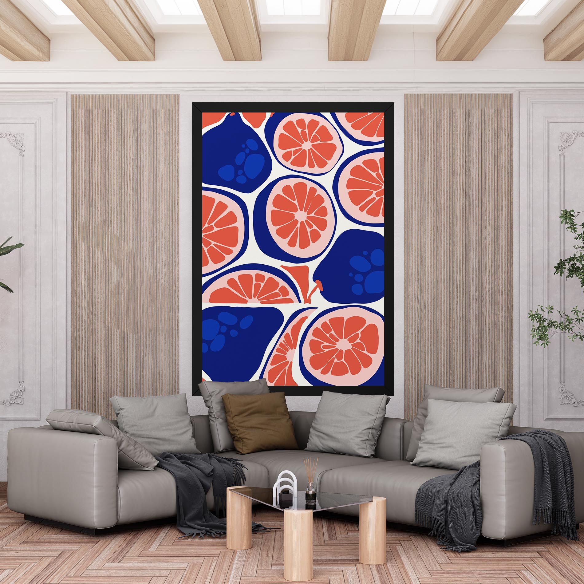 Blue Pink Fruit mockup 6