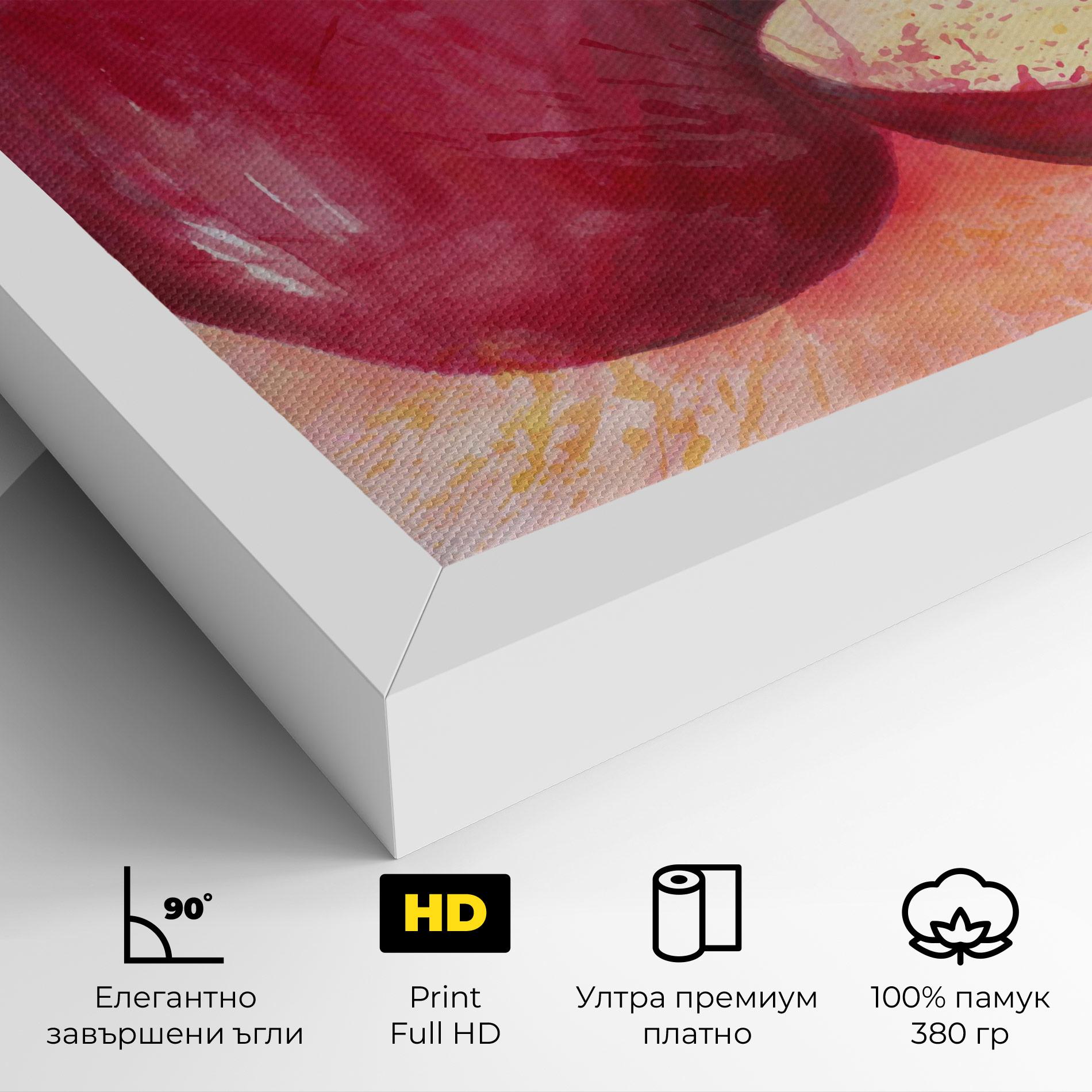 Картина на платно Apple Art mockup 4