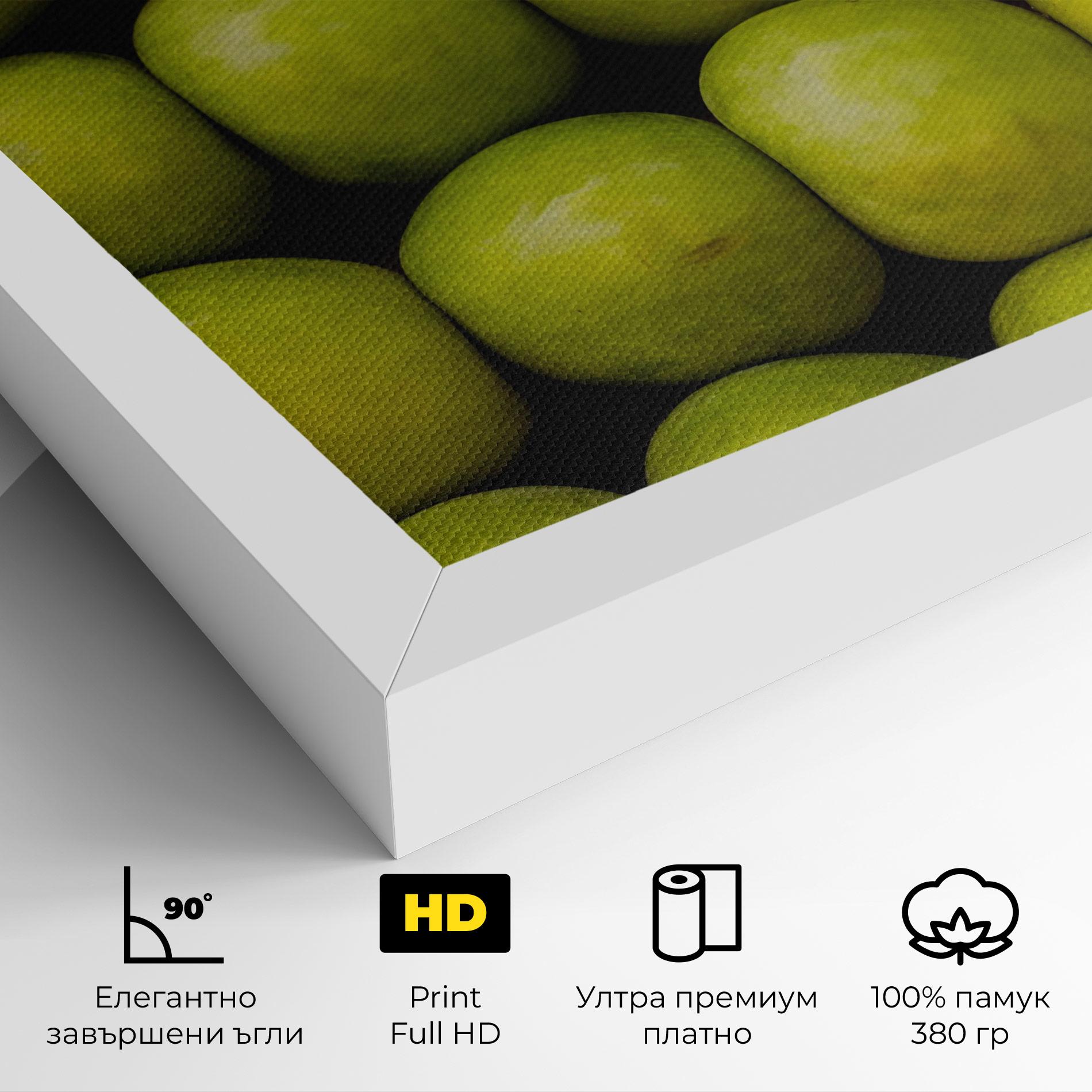 Картина на платно Apple Wall mockup 4