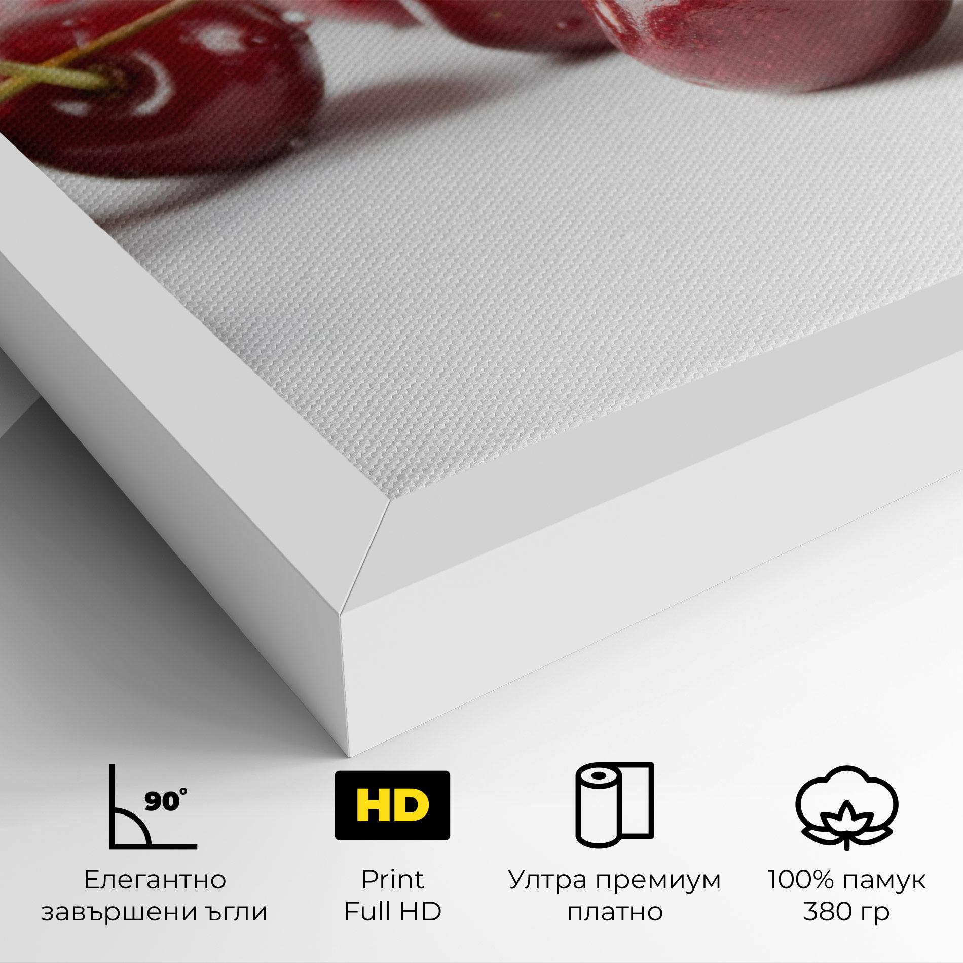 Картина на платно Cherry Berries mockup 4