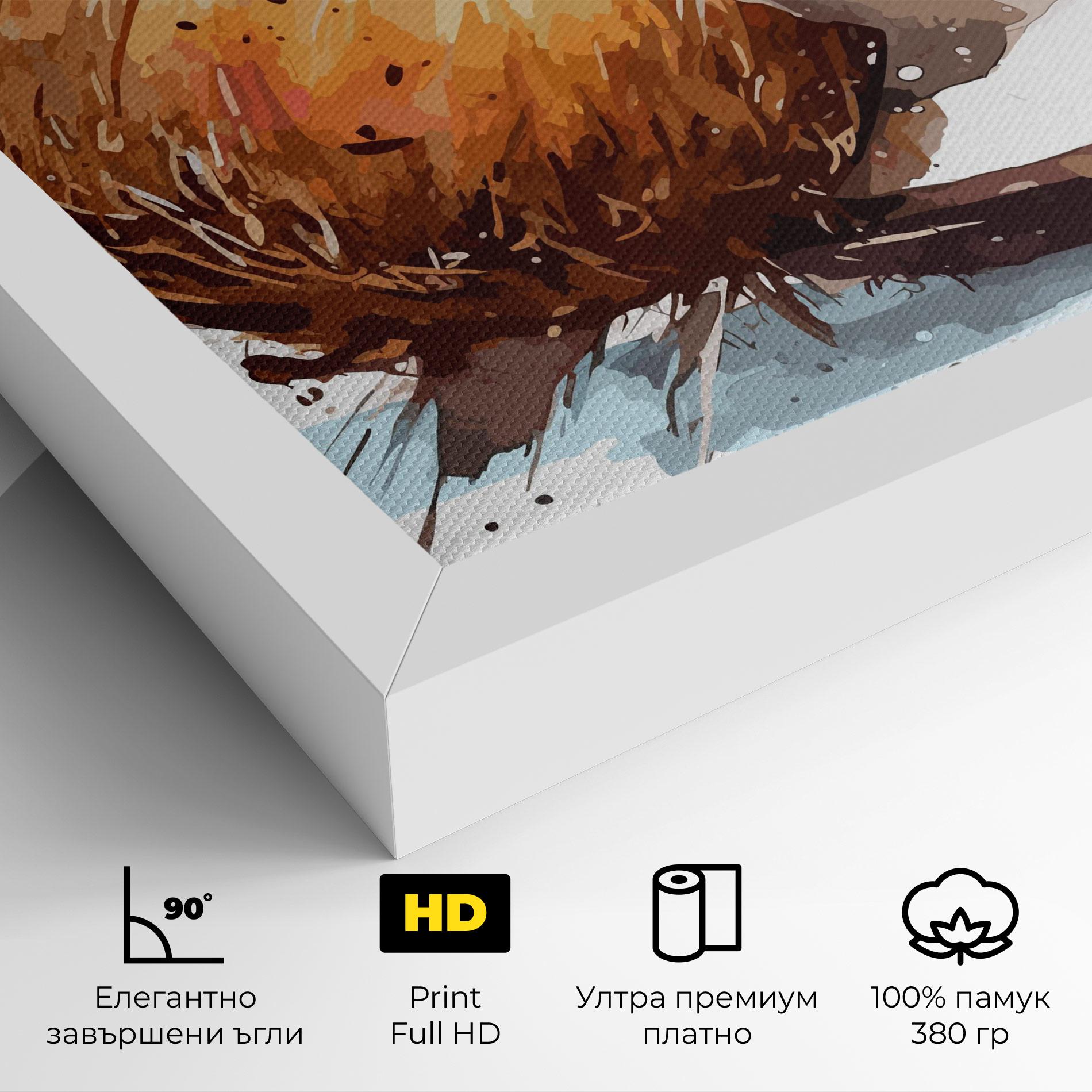 Картина на платно Coconut Art mockup 4