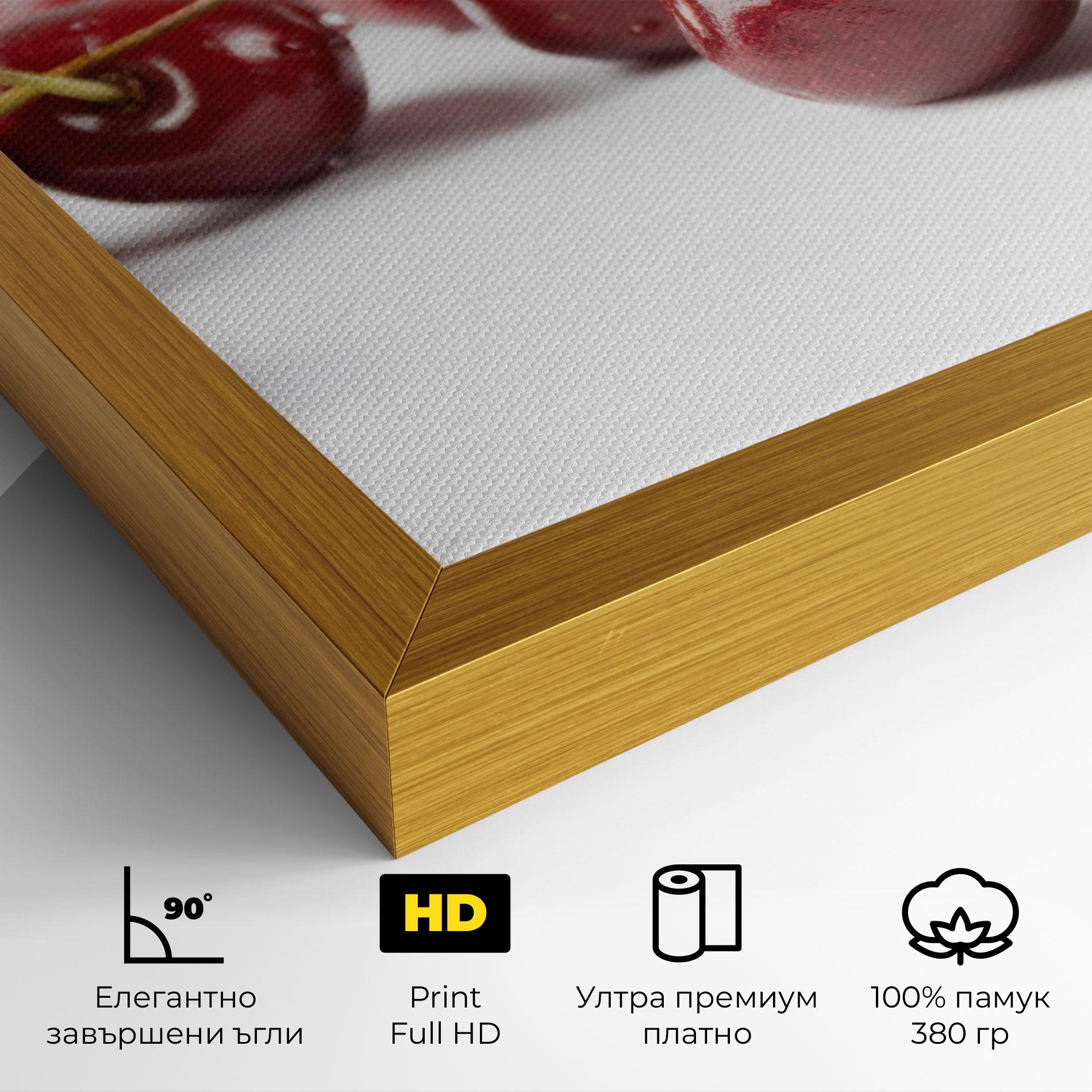 Картина на платно Cherry Berries mockup 4