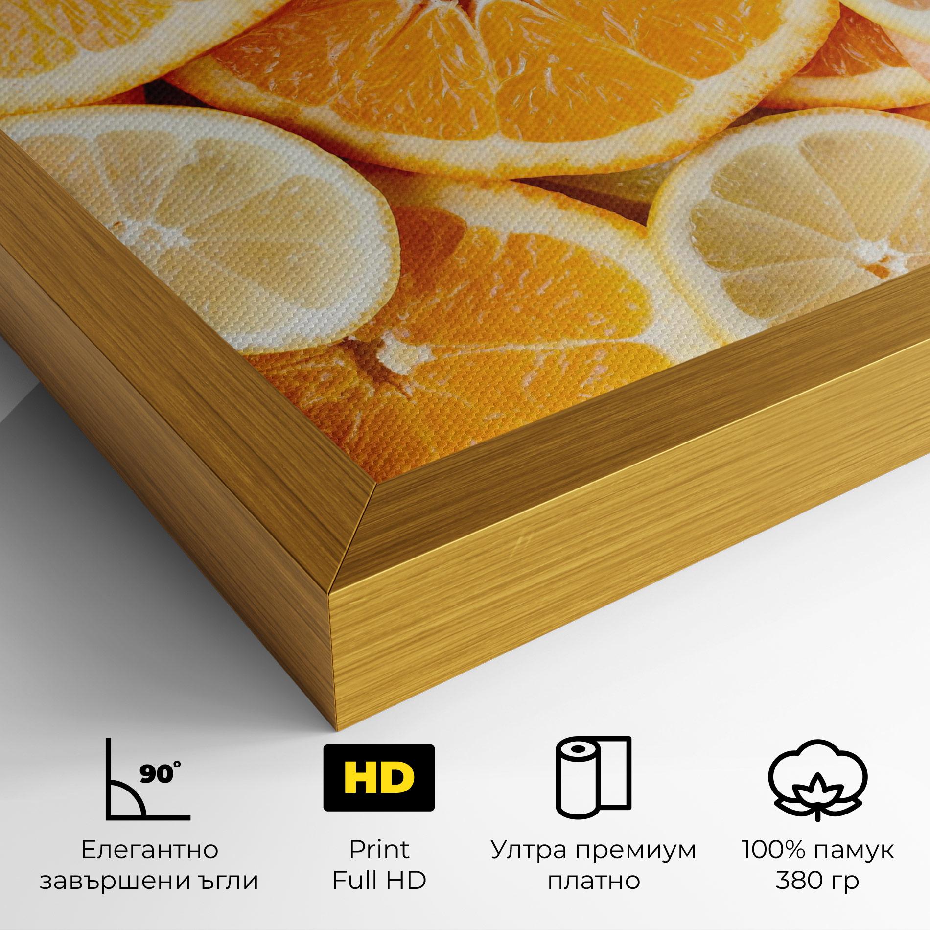 Картина на платно Citrus Fruits mockup 4