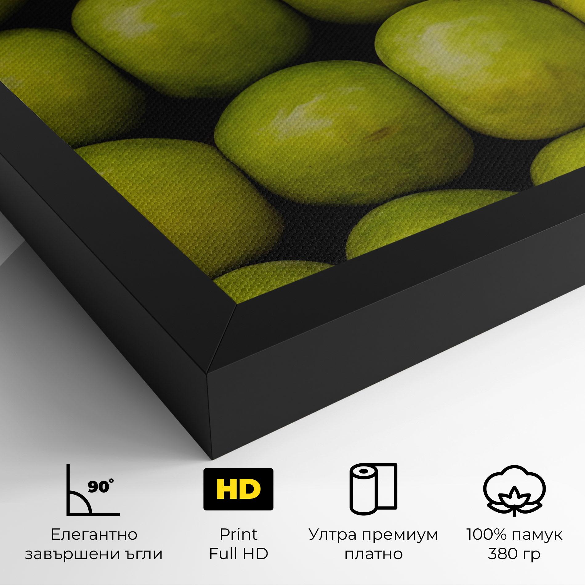 Картина на платно Apple Wall mockup 4