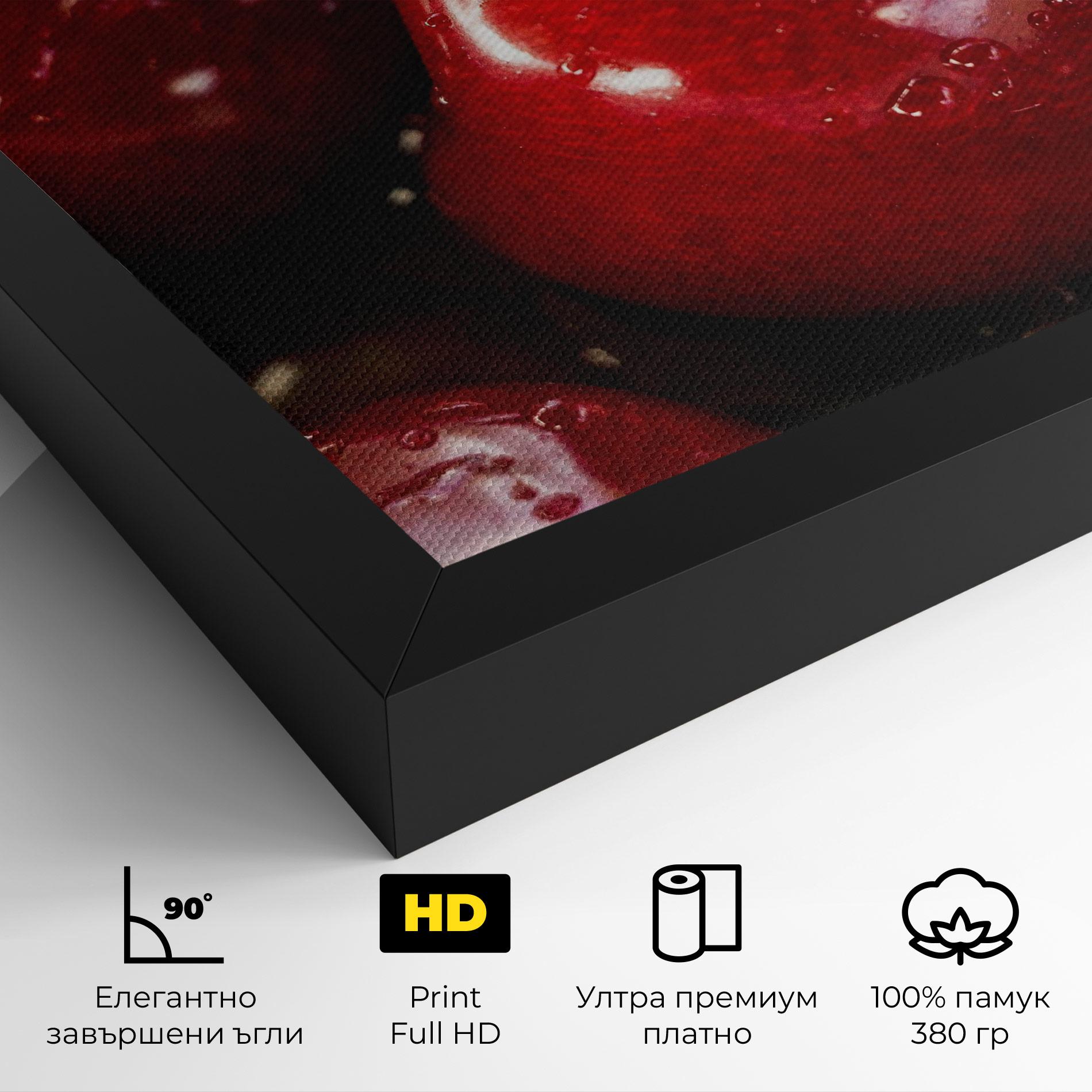 Картина на платно Cherries mockup 4