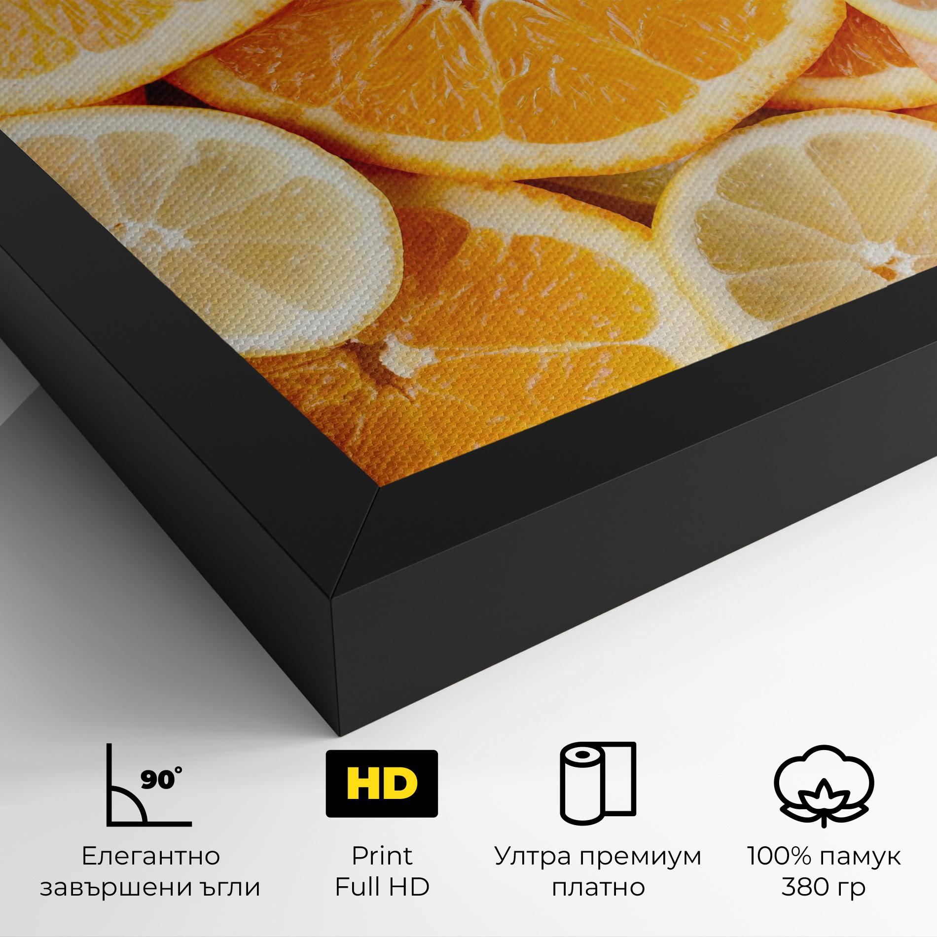Картина на платно Citrus Fruits mockup 4