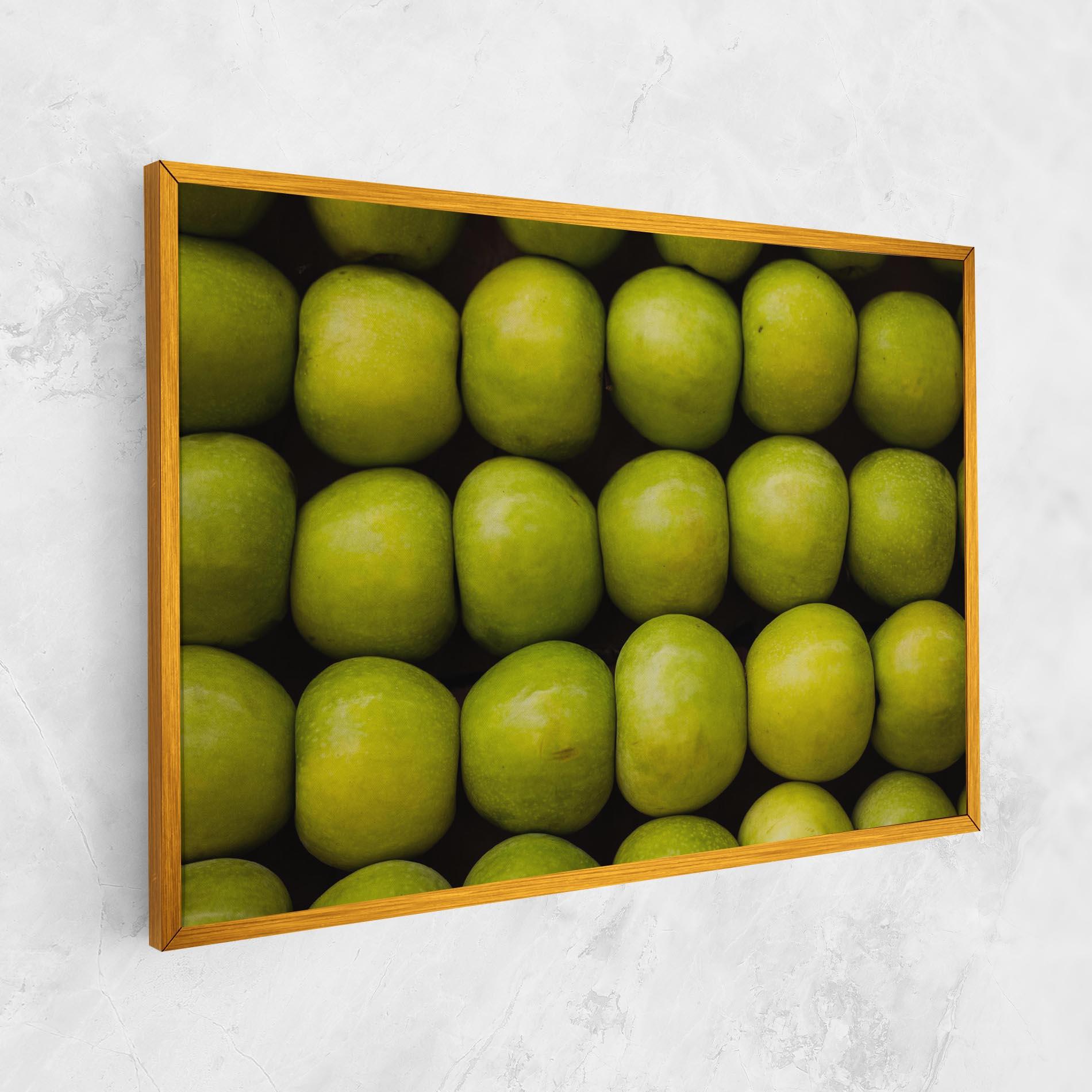 Картина на платно Apple Wall mockup 1