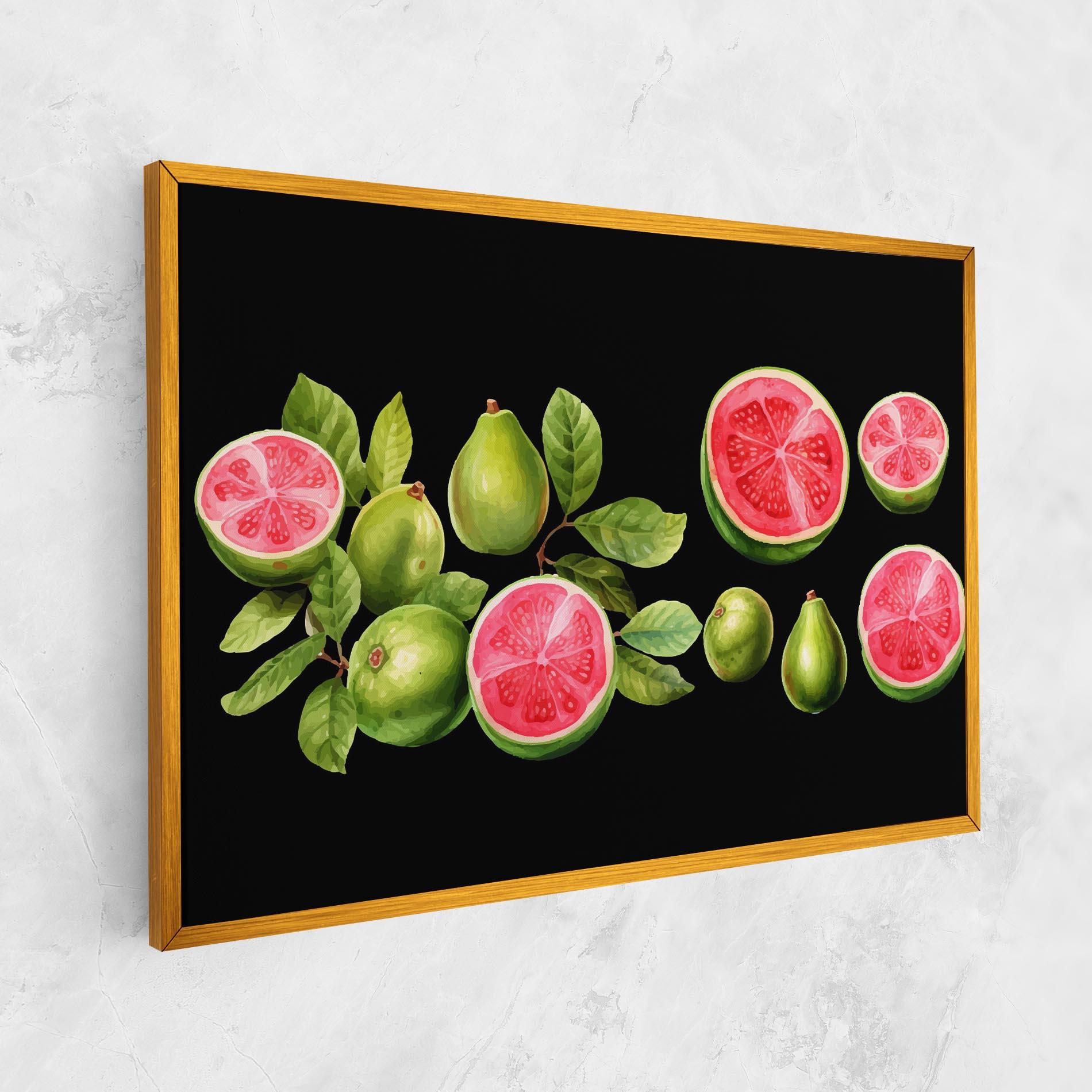 Картина на платно Green Fruit mockup 1