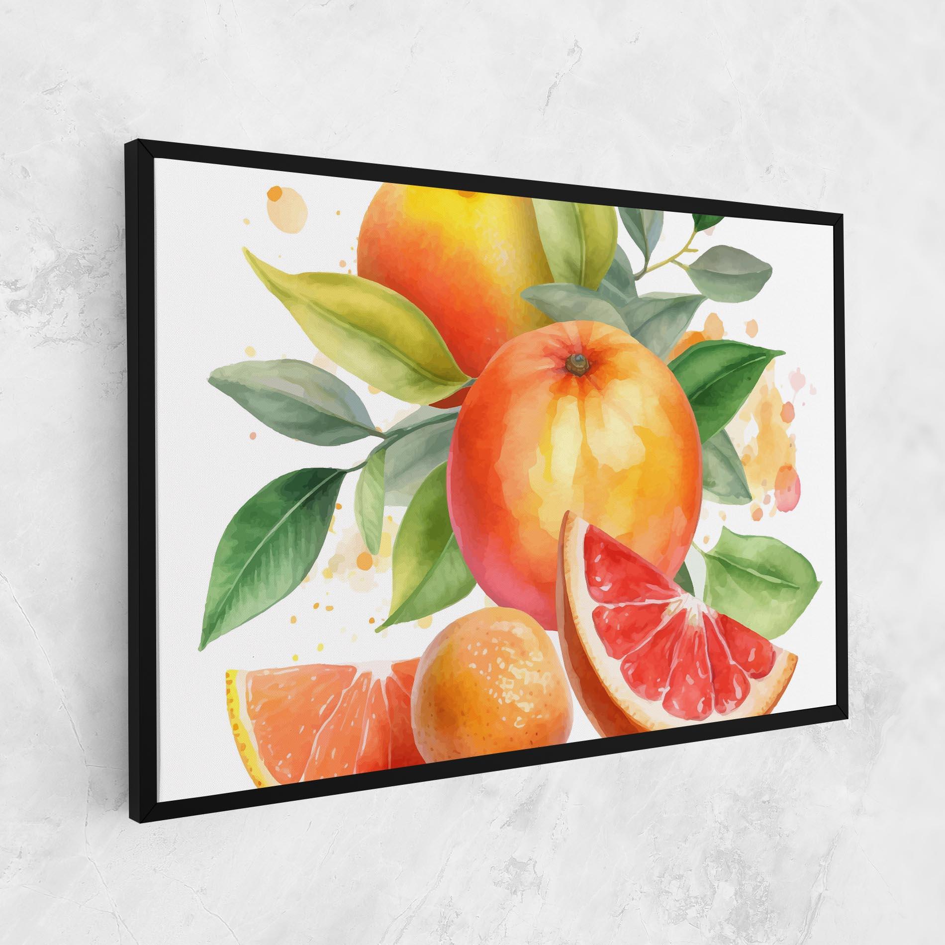 Картина на платно Grapefruit Art mockup 1