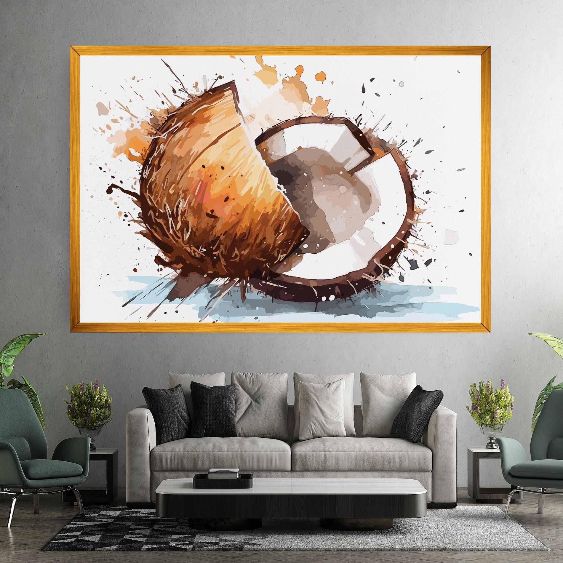 Картина на платно Coconut Art mockup 7