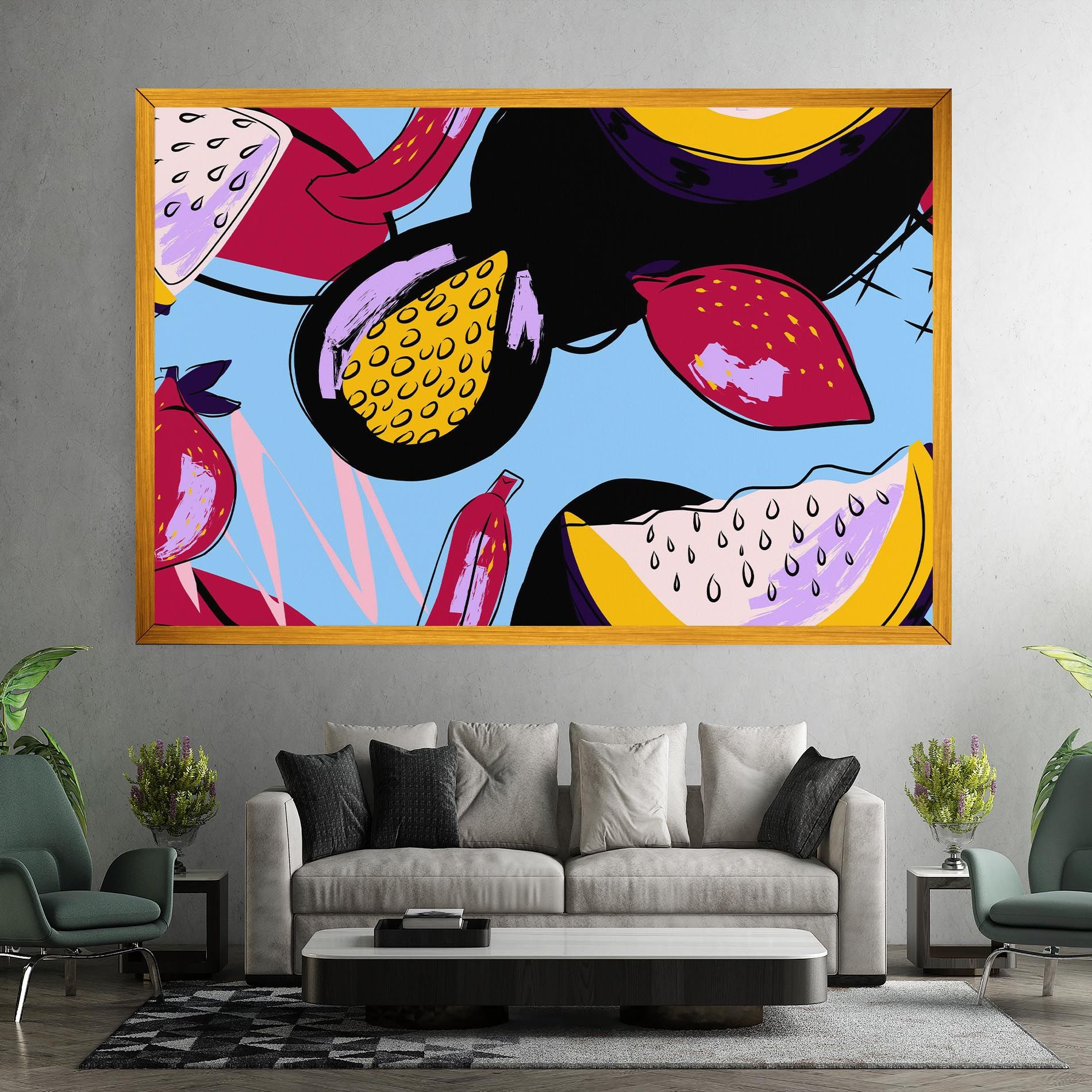 Colorful Fruits mockup 7