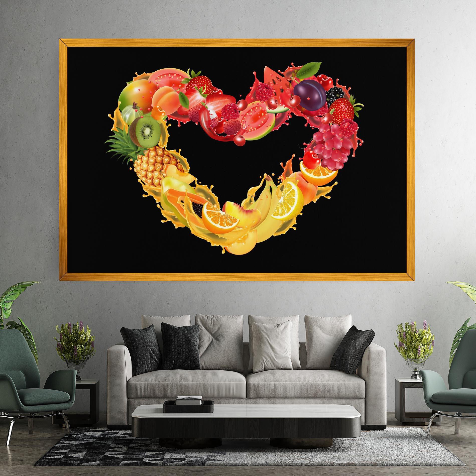 Картина на платно Juice Frame mockup 7