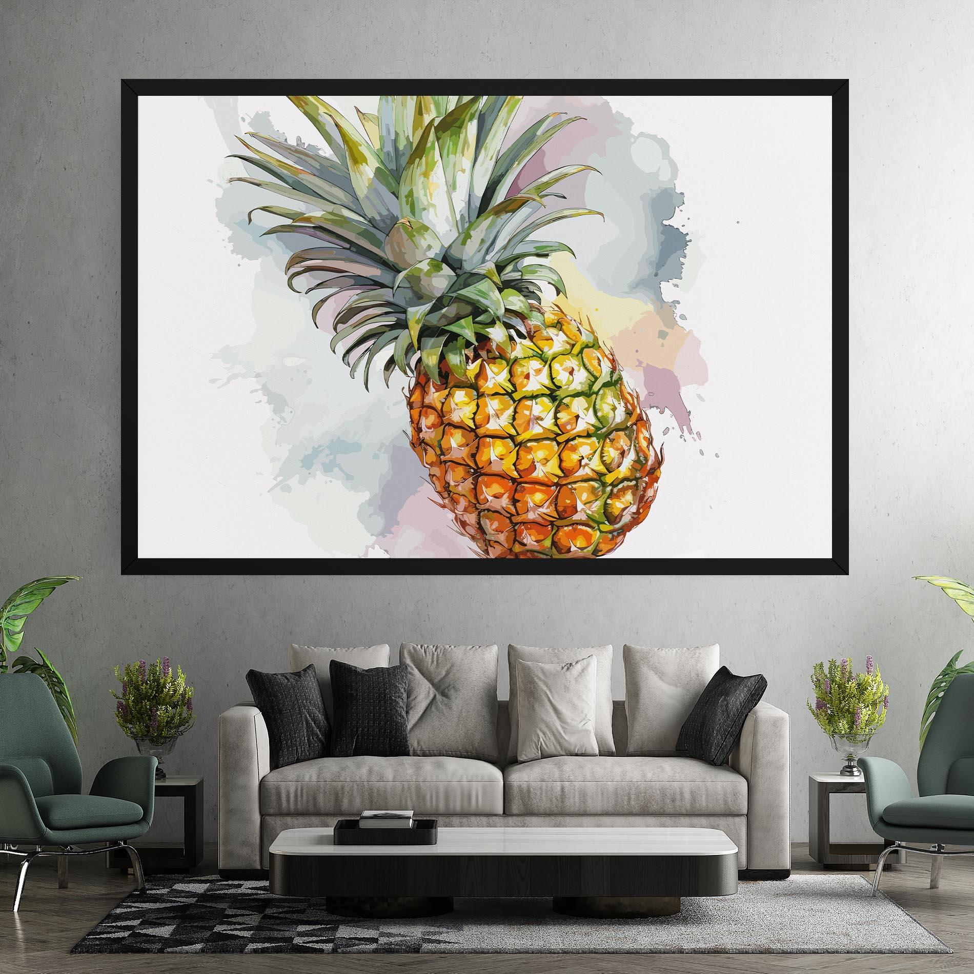 Картина на платно Artistic Pineapple mockup 7