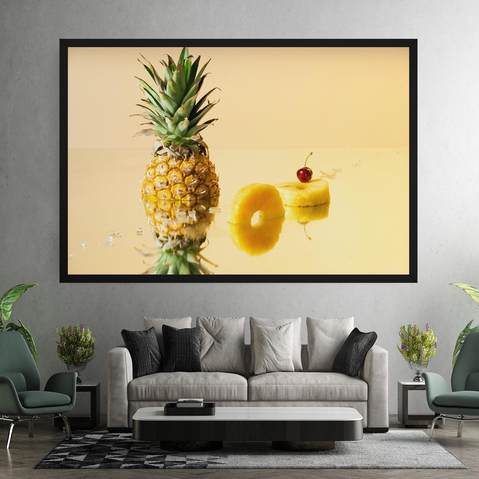 Картина на платно Cut Pineapple mockup 7