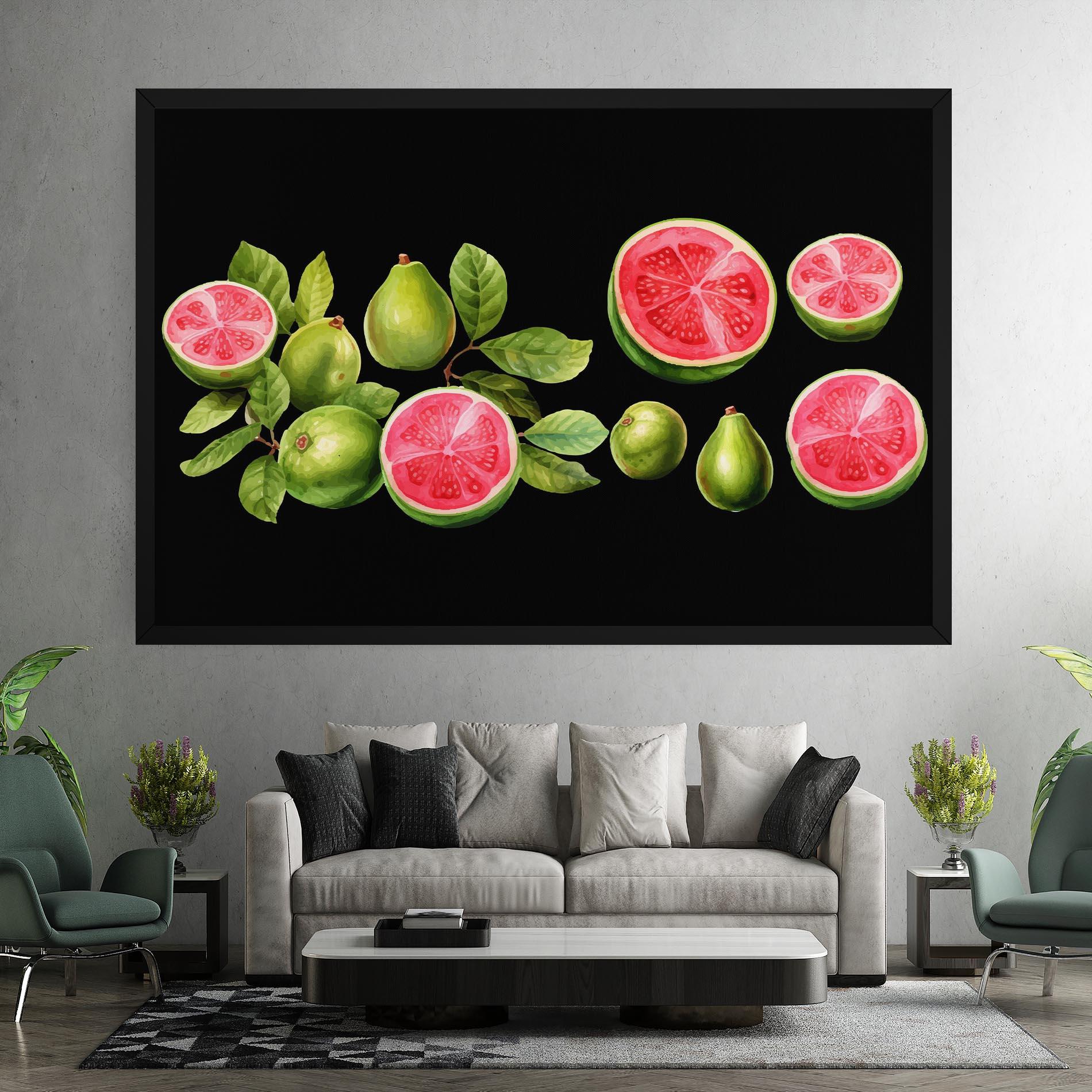 Картина на платно Green Fruit mockup 7