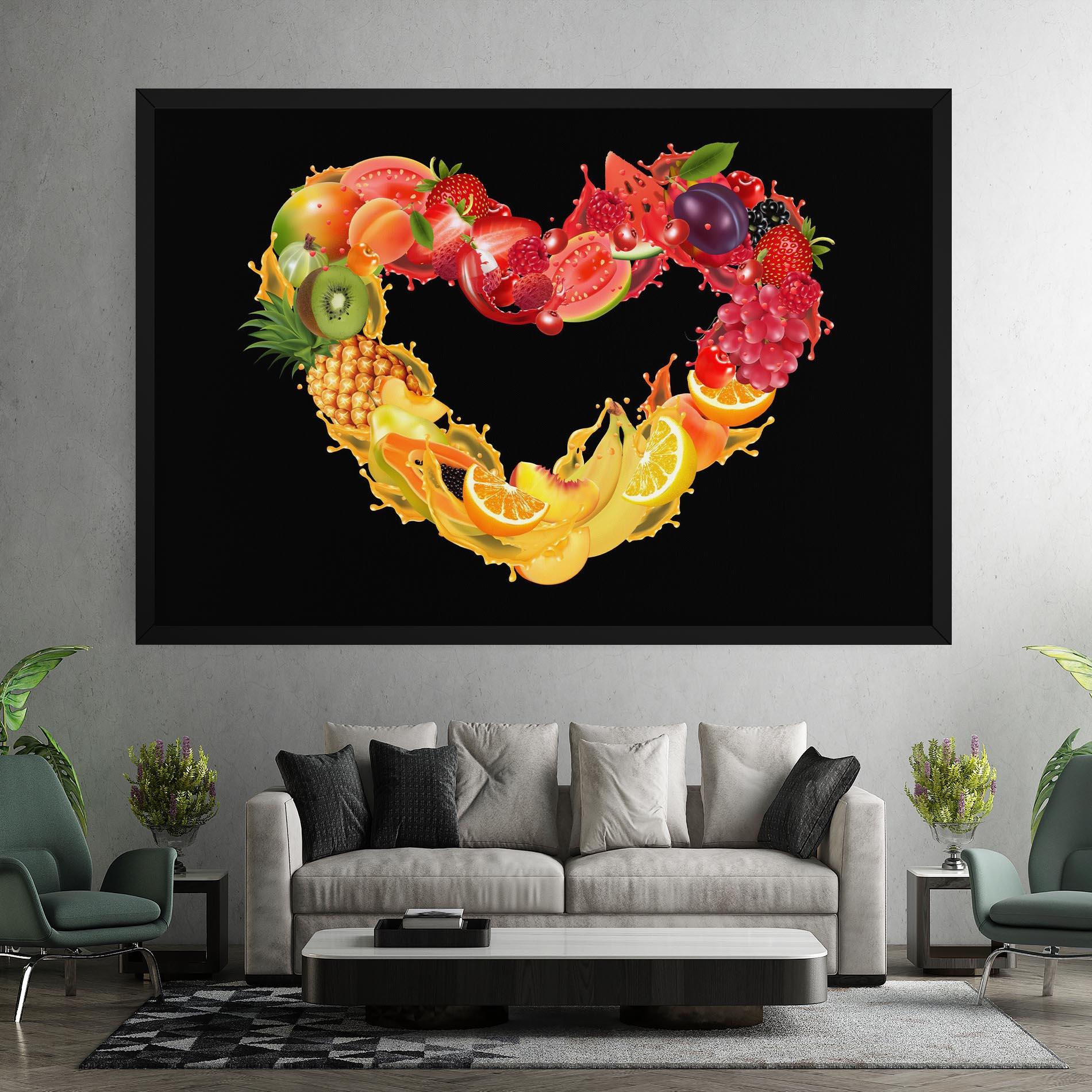 Картина на платно Juice Frame mockup 7