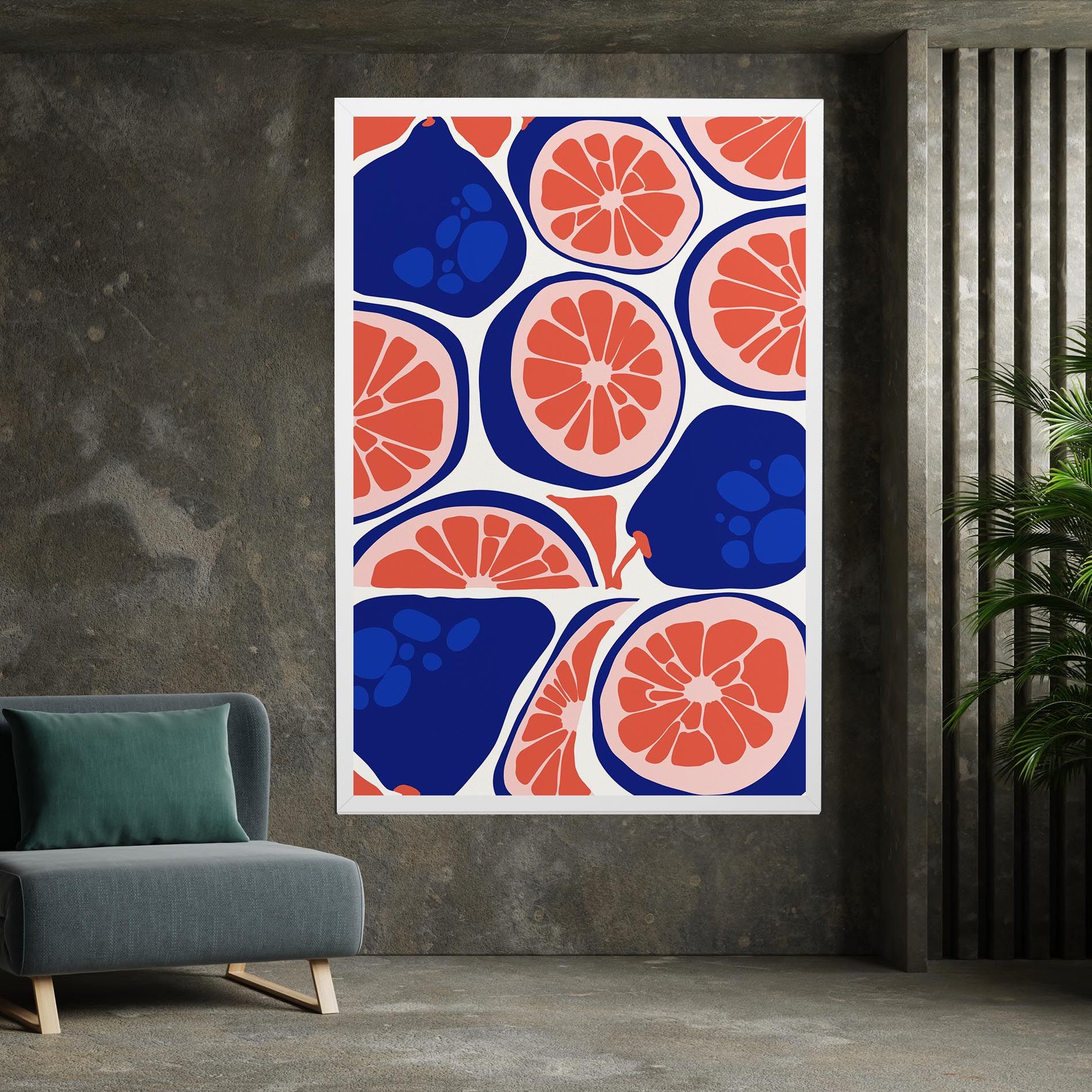 Blue Pink Fruit mockup 7
