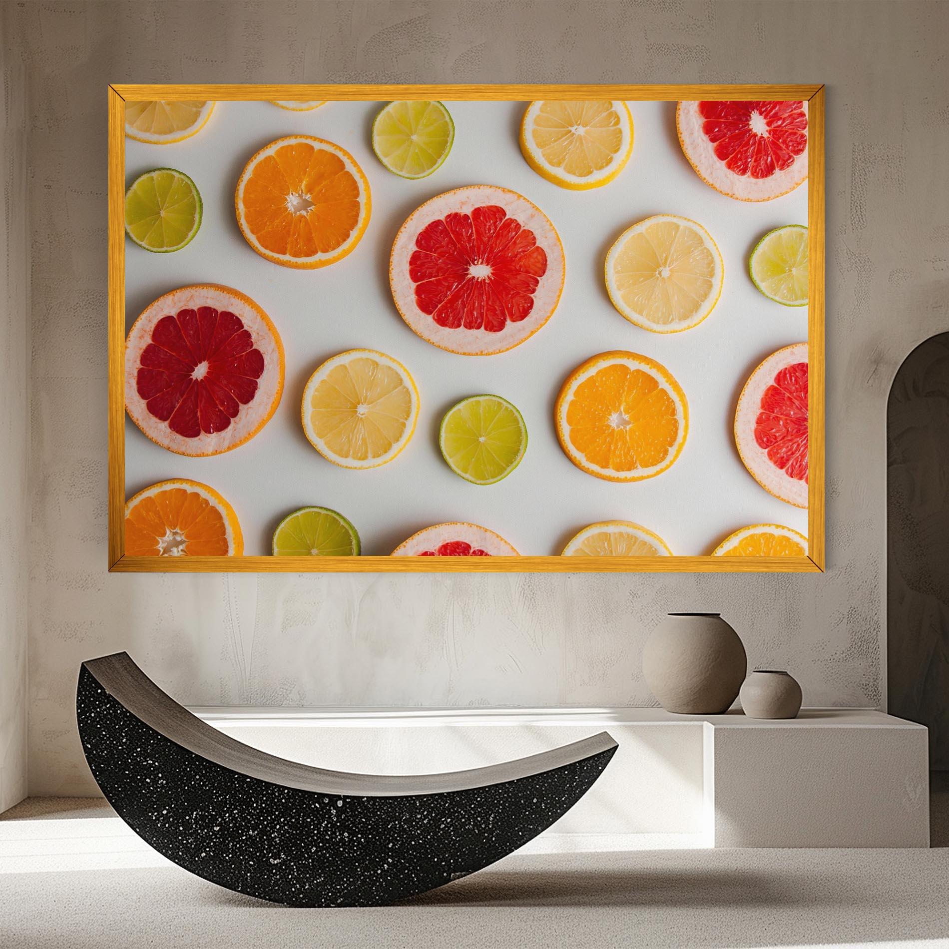 Картина на платно Grapefruit Mix mockup 8