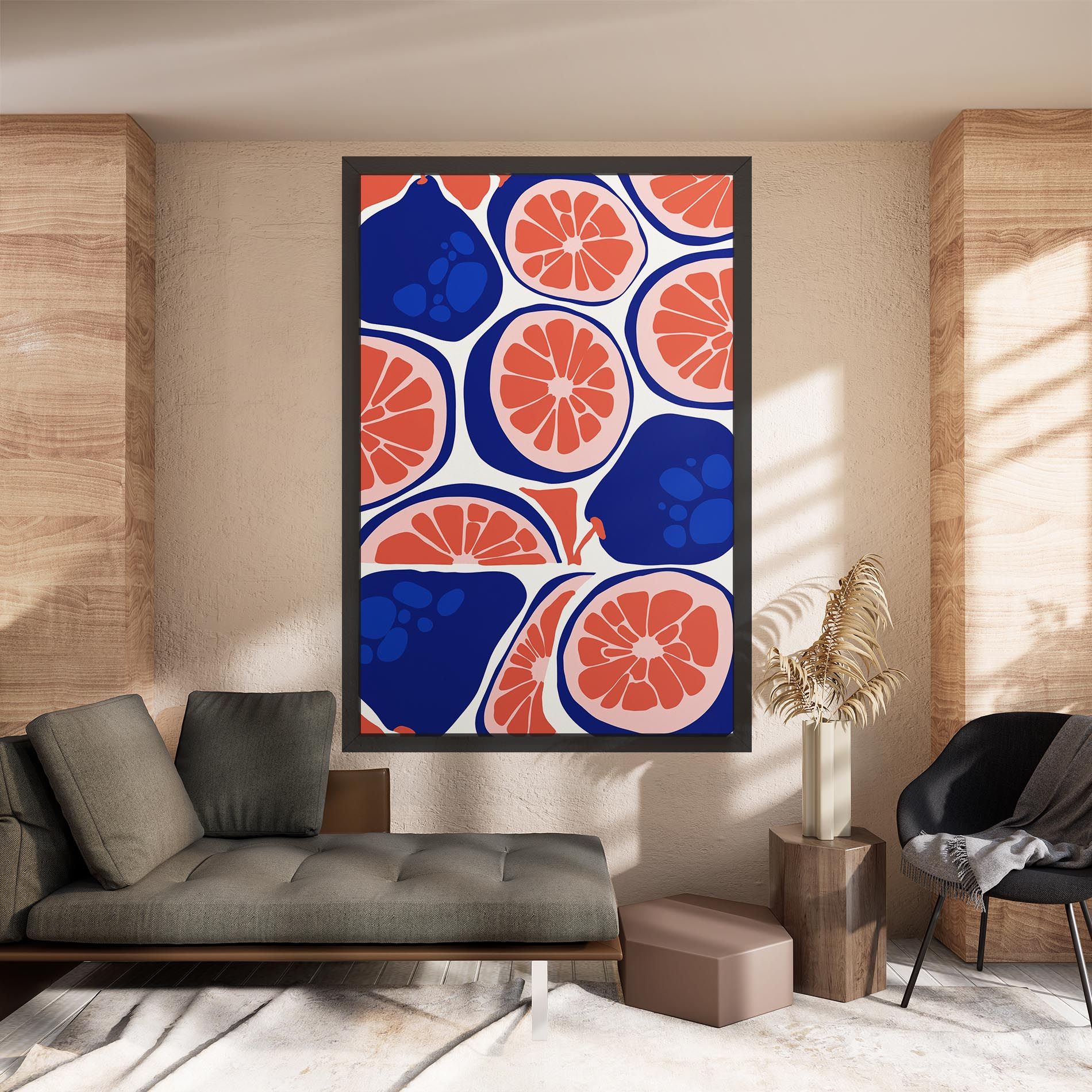 Blue Pink Fruit mockup 8