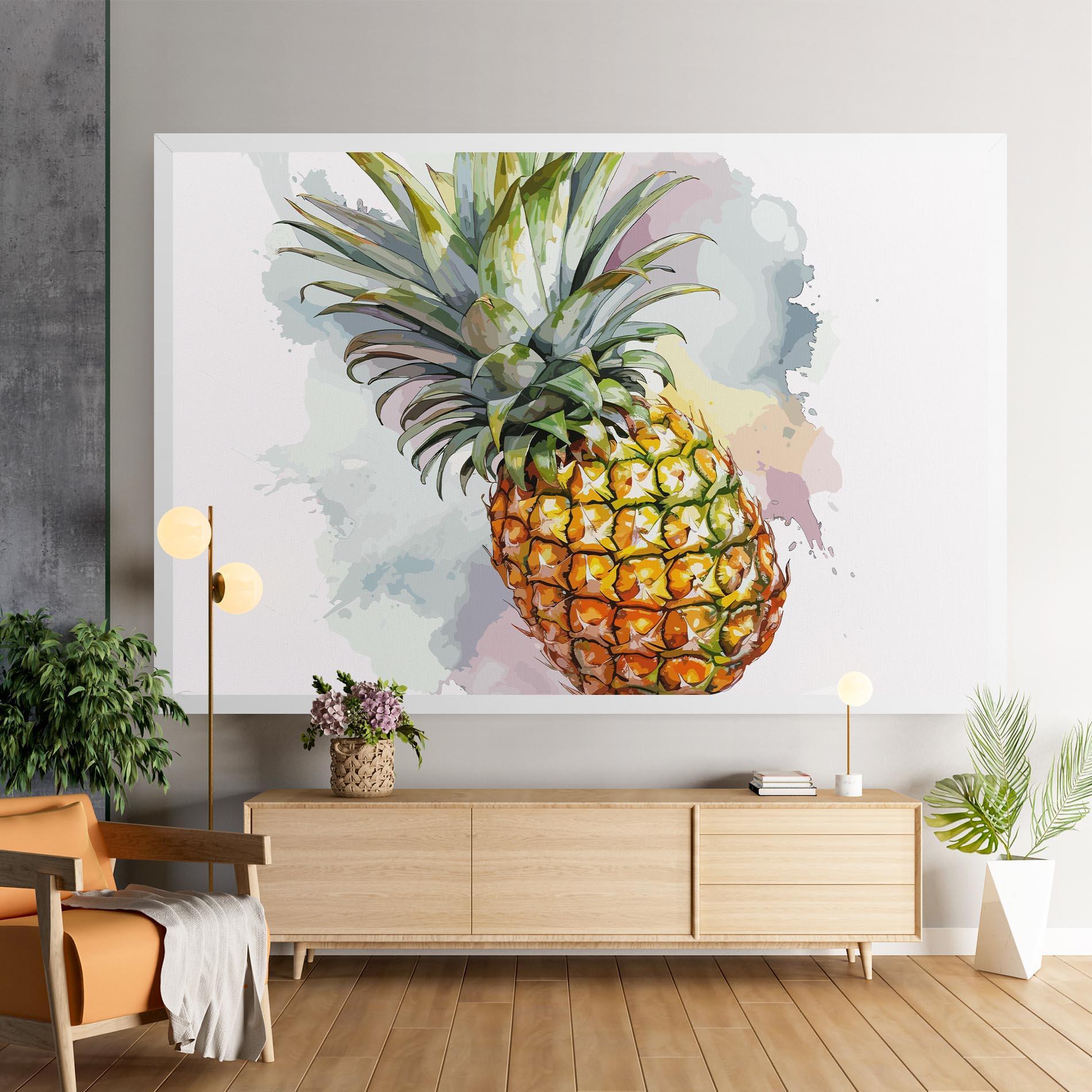 Картина на платно Artistic Pineapple mockup 9