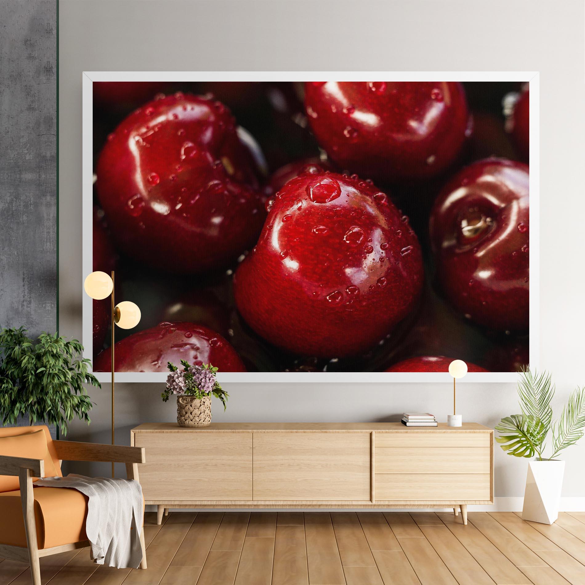 Картина на платно Cherries mockup 9
