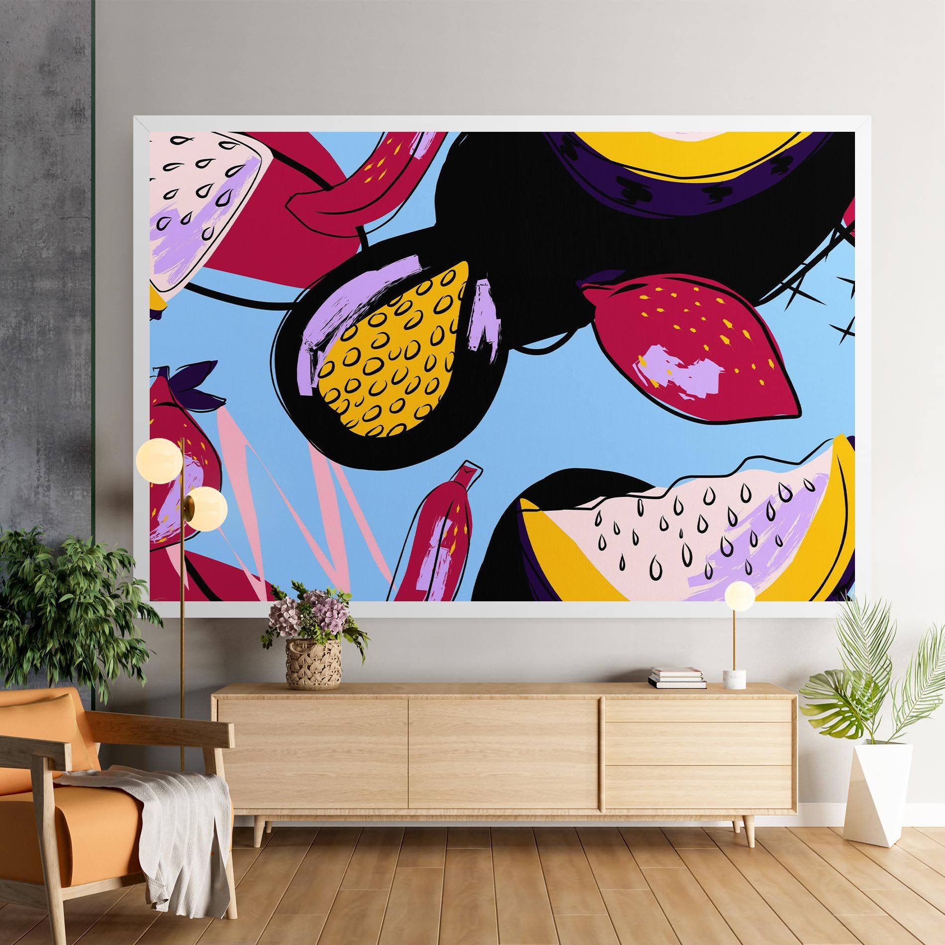 Colorful Fruits mockup 9