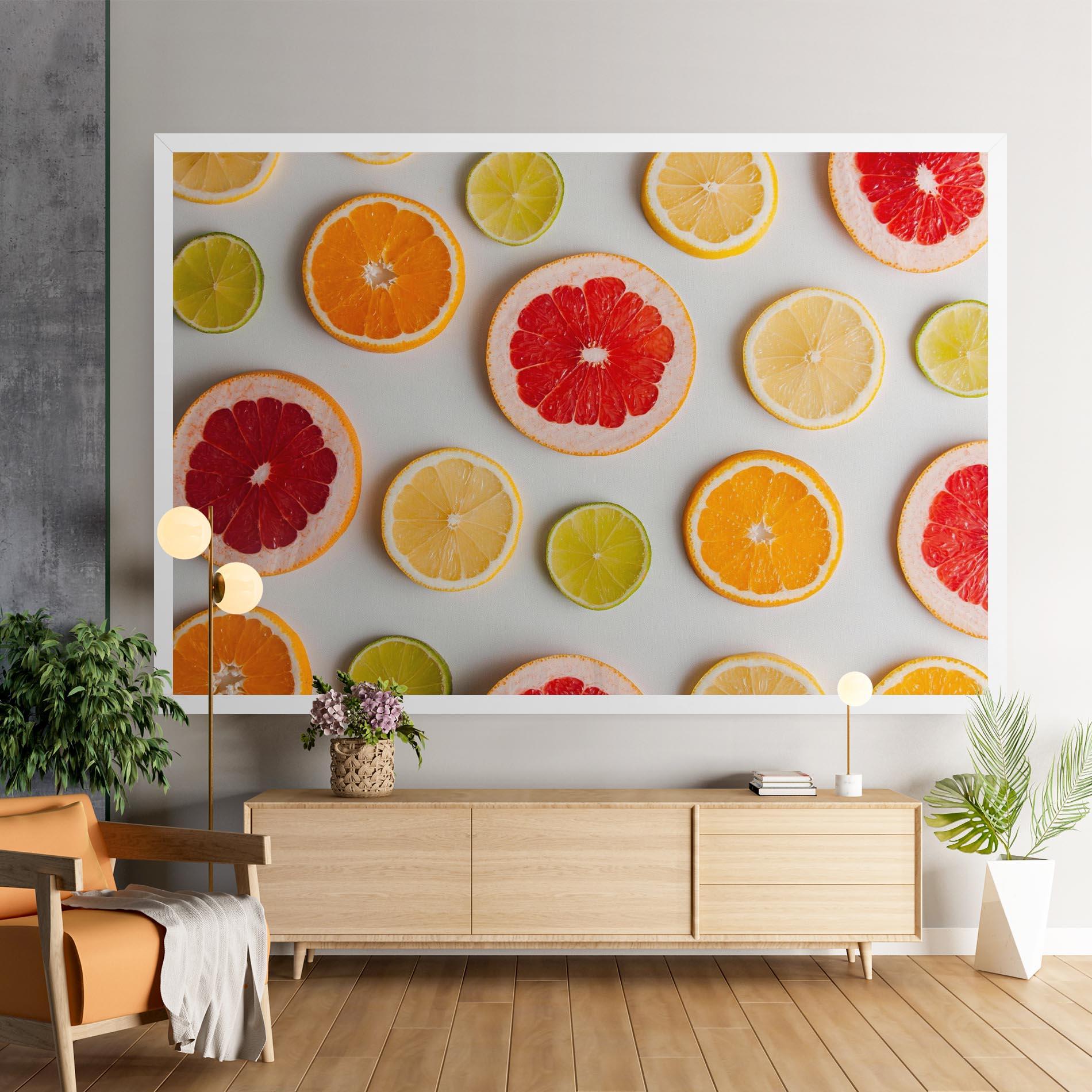 Картина на платно Grapefruit Mix mockup 9