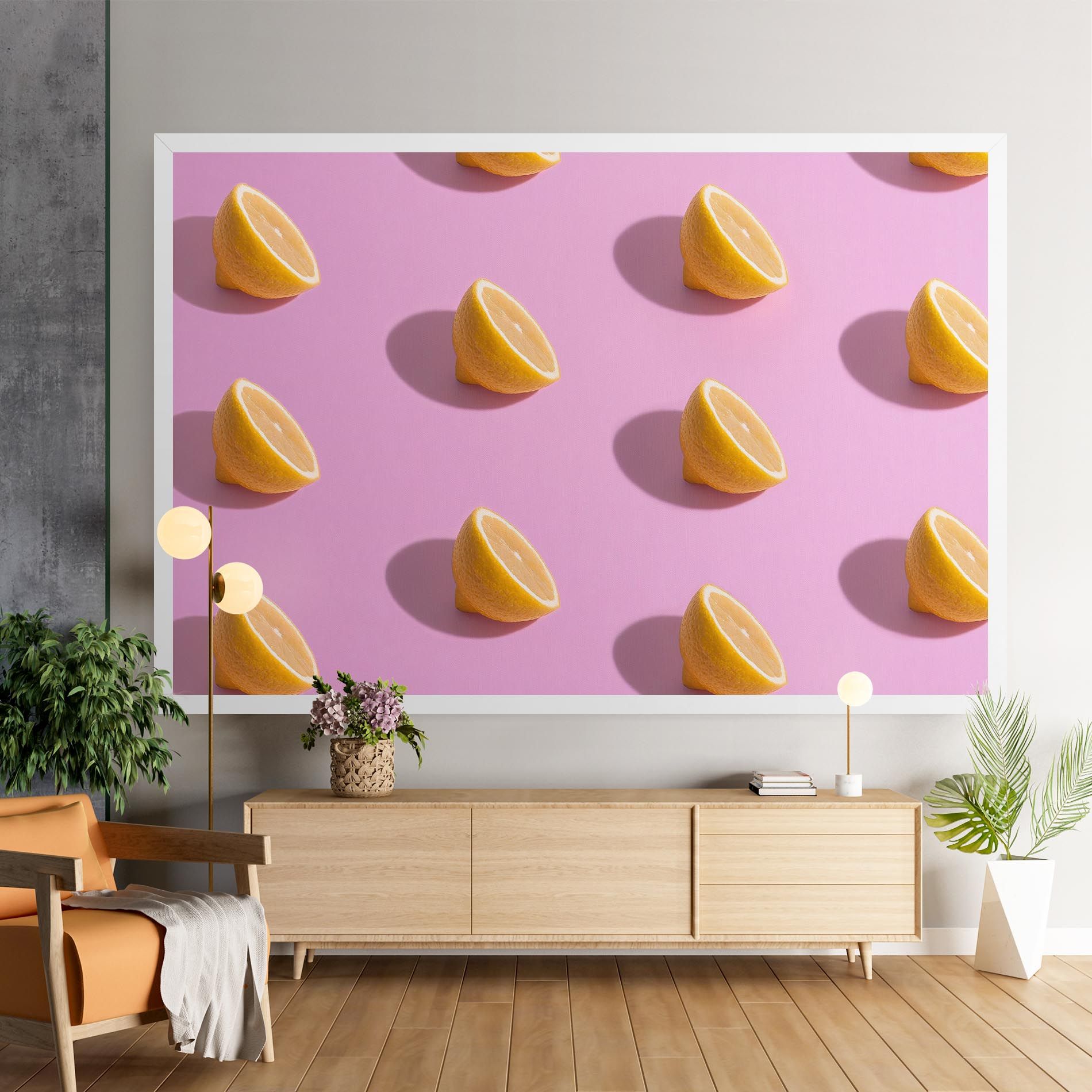 Lemon Pattern mockup 9