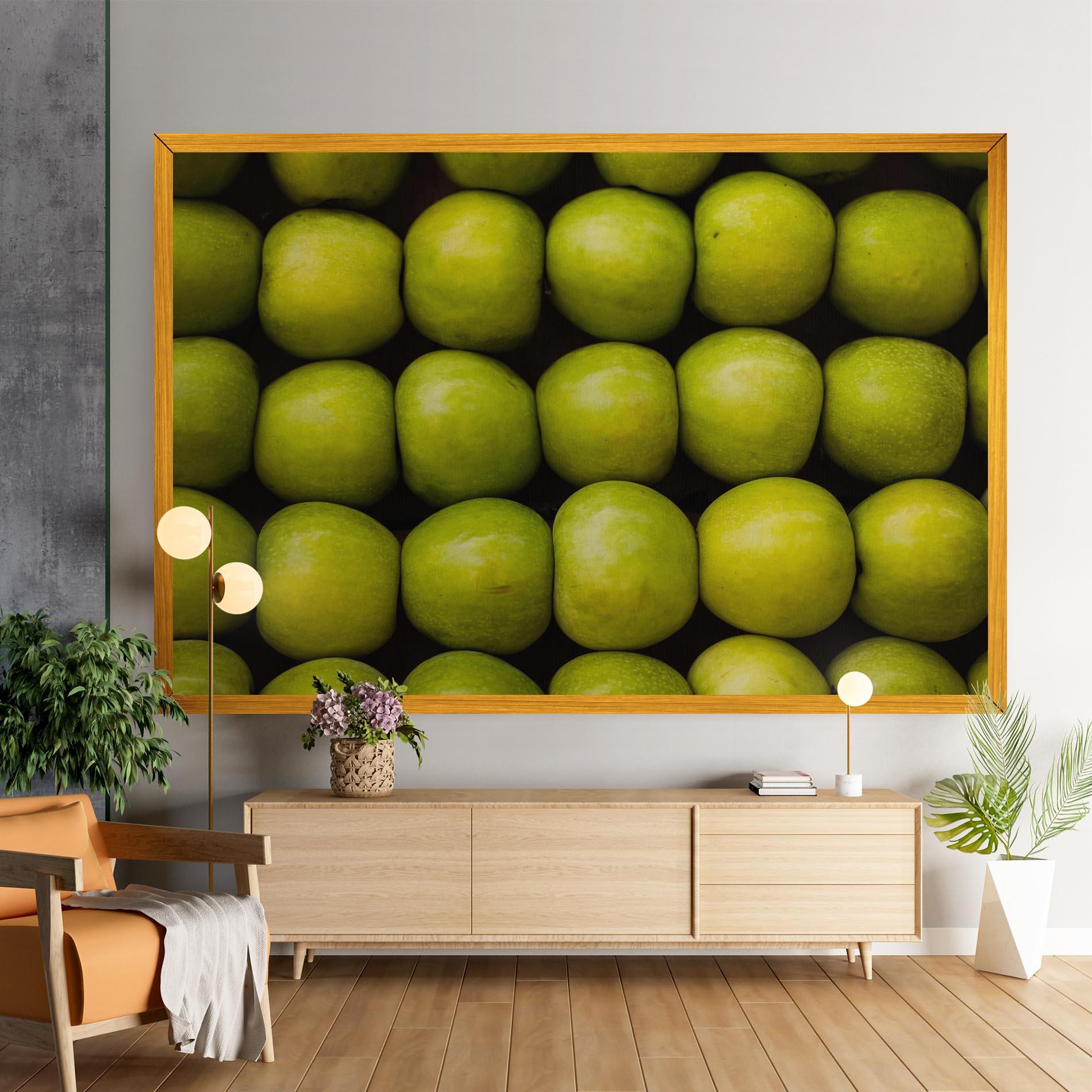 Картина на платно Apple Wall mockup 9
