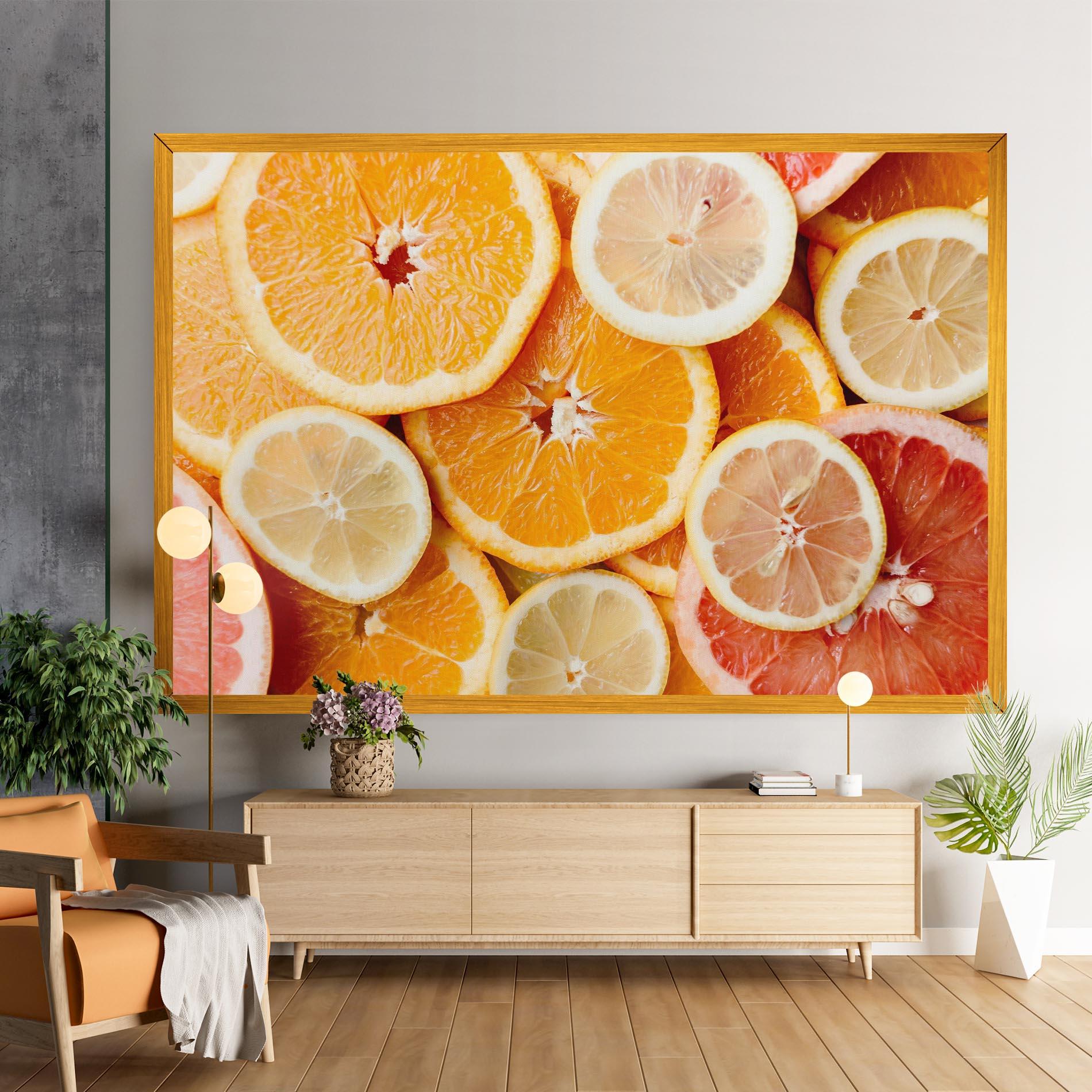 Картина на платно Citrus Fruits mockup 9