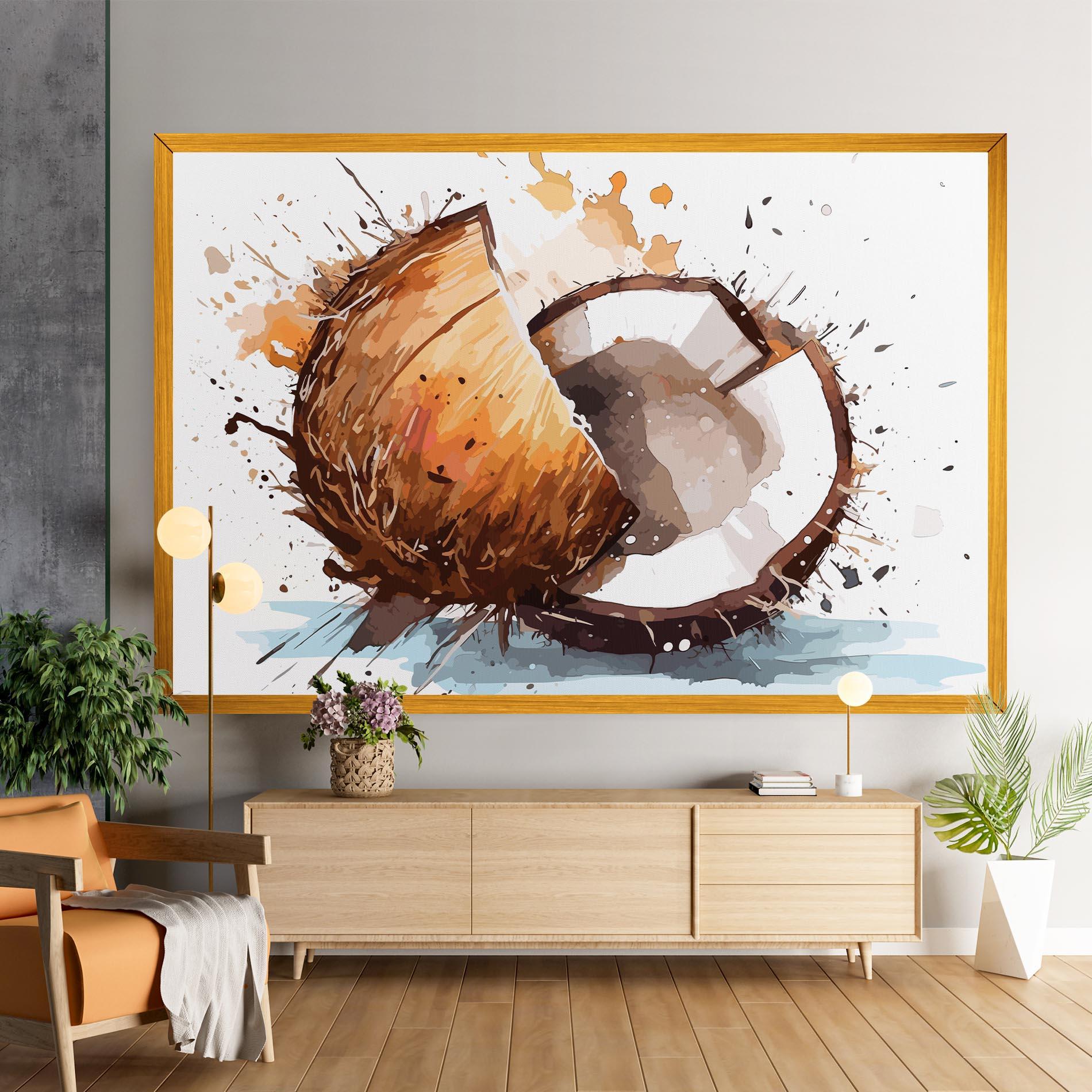 Картина на платно Coconut Art mockup 9