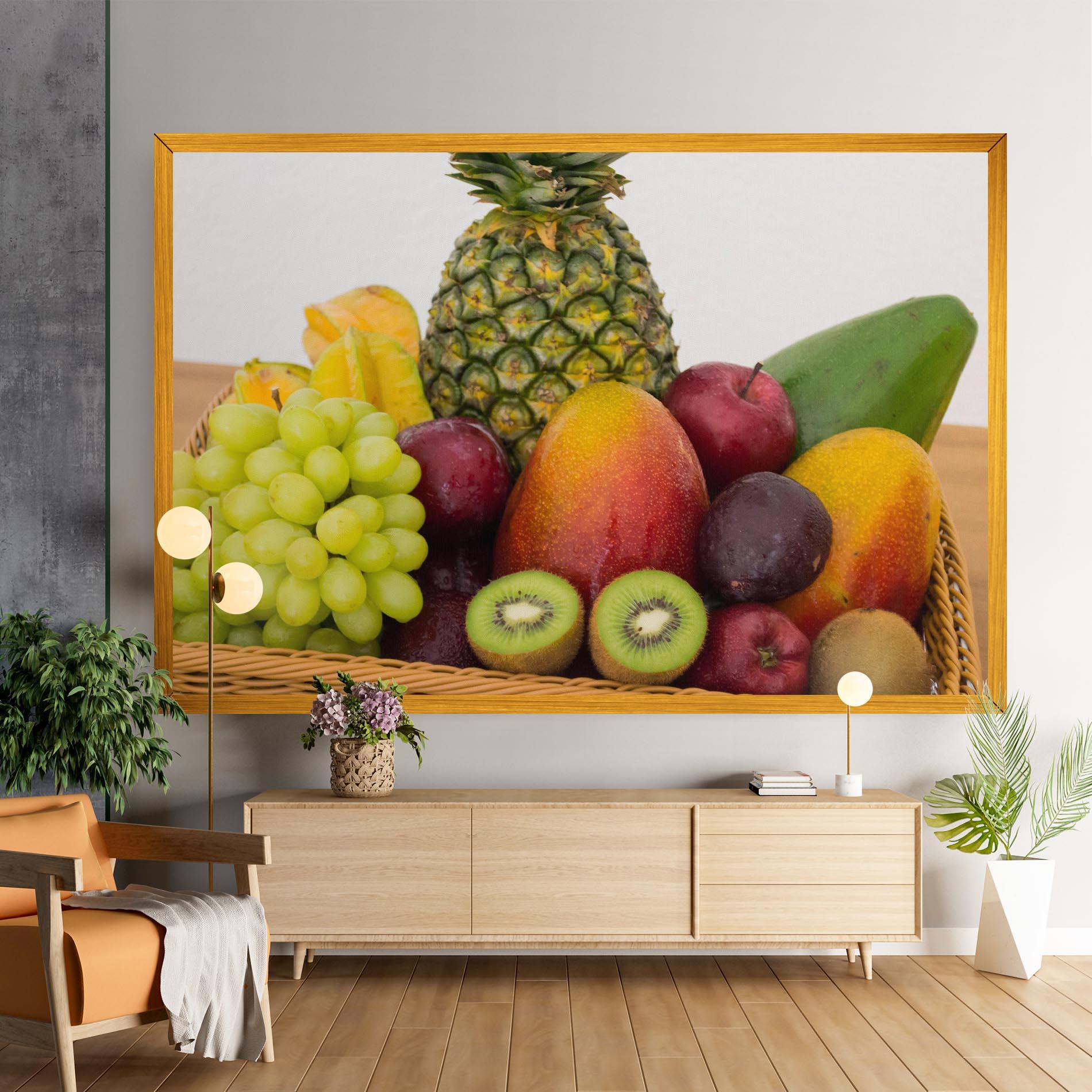 Картина на платно Fruit Basket mockup 9