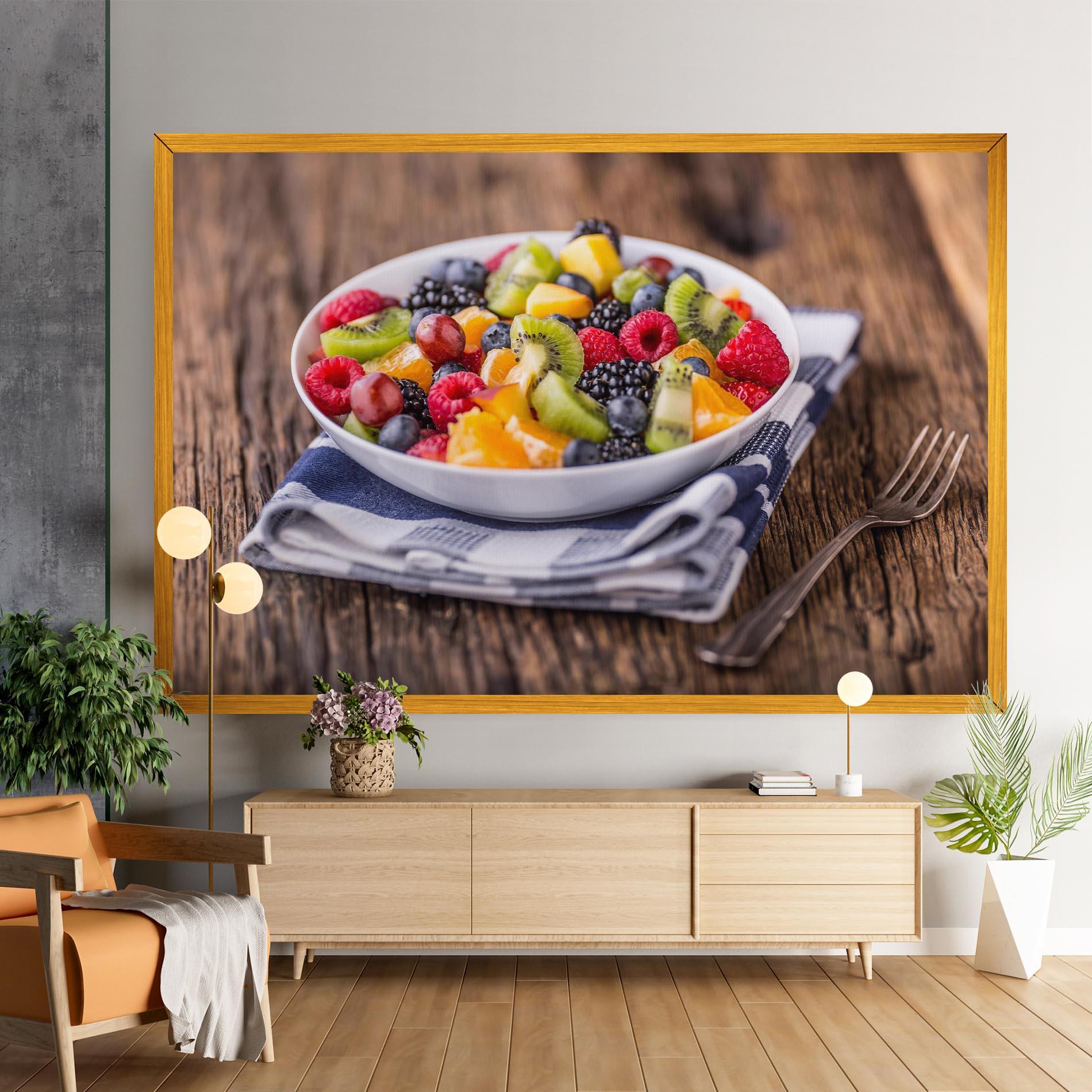 Картина на платно Fruit Salad mockup 9