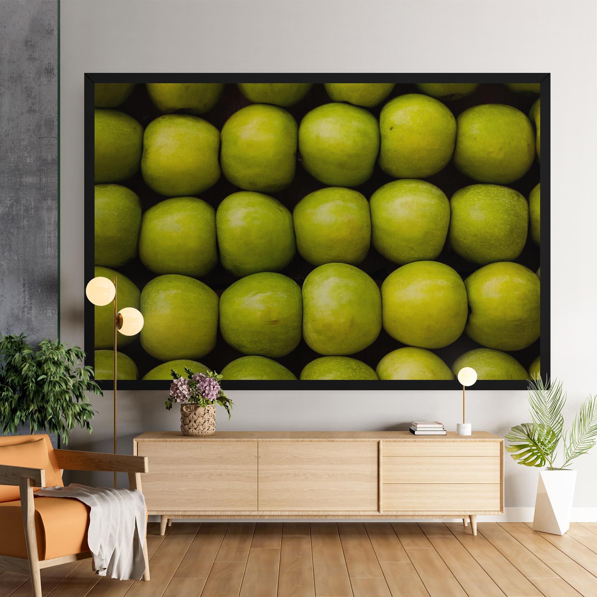 Картина на платно Apple Wall mockup 9