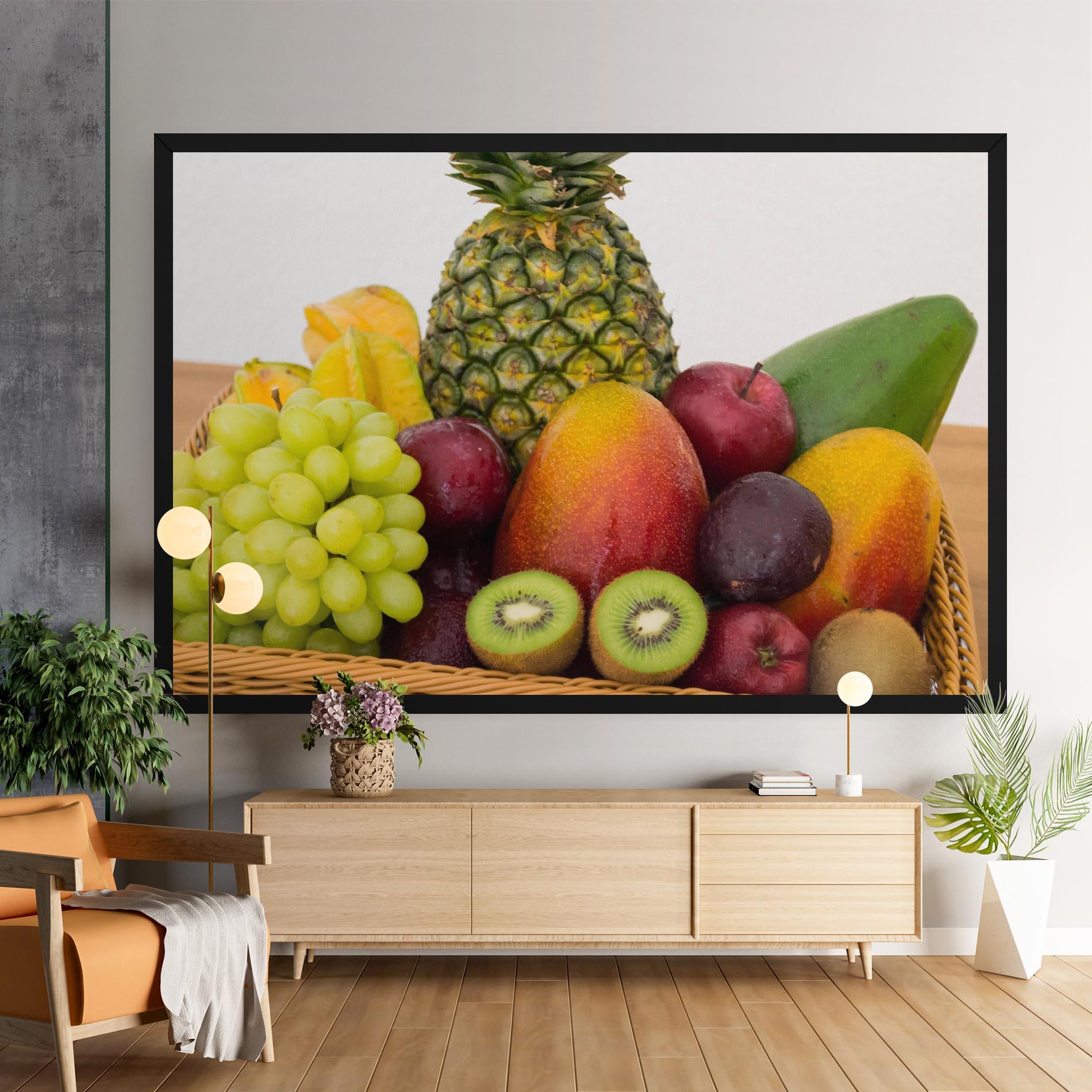 Картина на платно Fruit Basket mockup 9