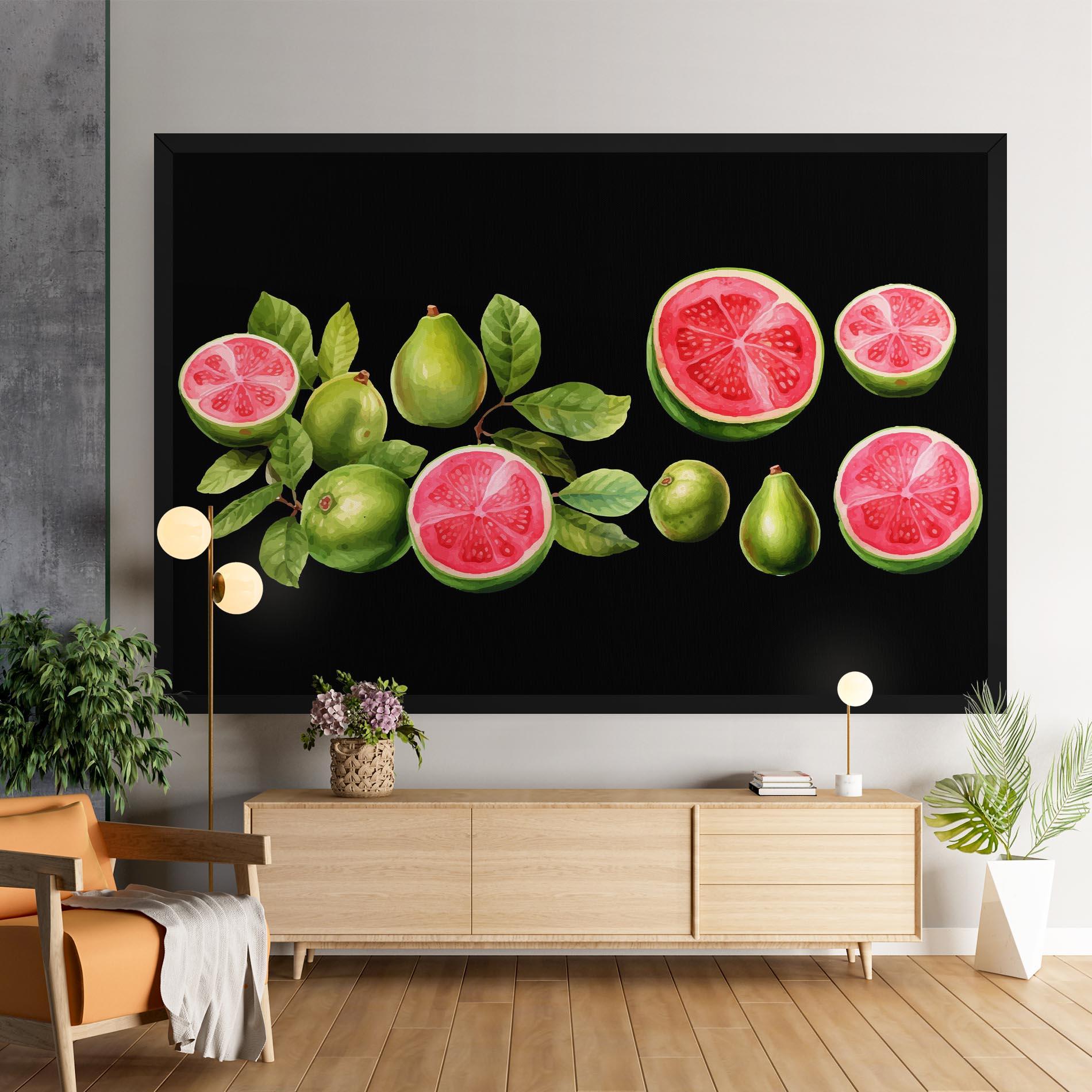 Картина на платно Green Fruit mockup 9