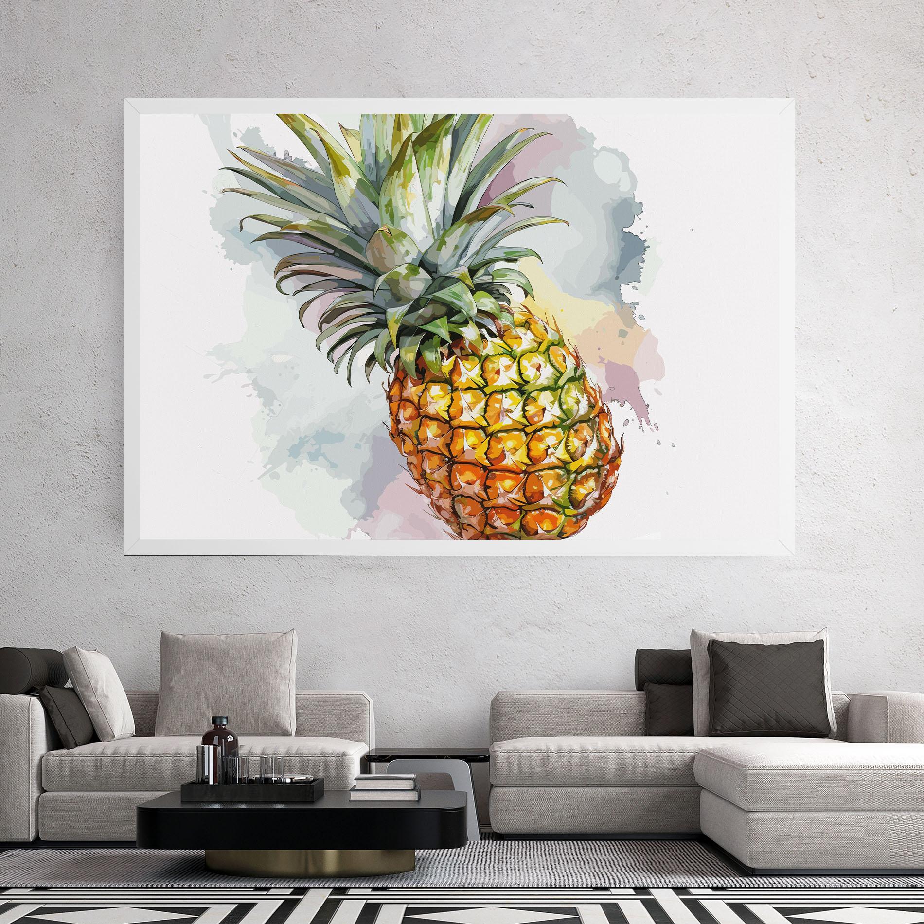 Картина на платно Artistic Pineapple mockup 2