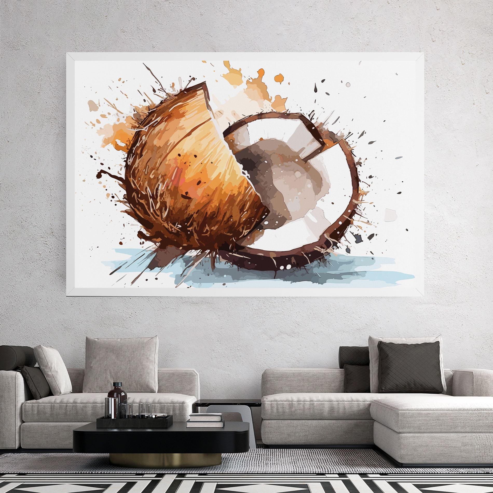 Картина на платно Coconut Art mockup 2