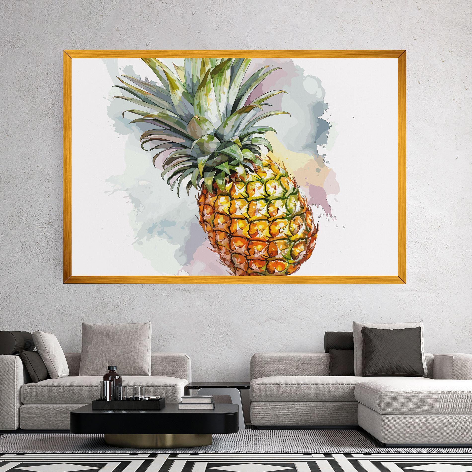 Картина на платно Artistic Pineapple mockup 2