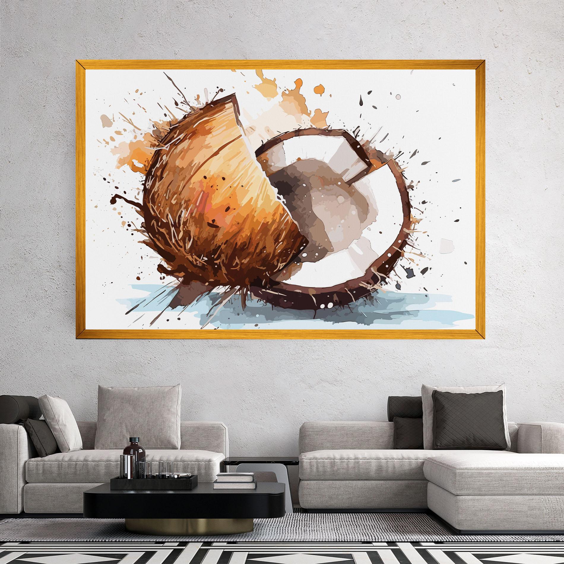 Картина на платно Coconut Art mockup 2