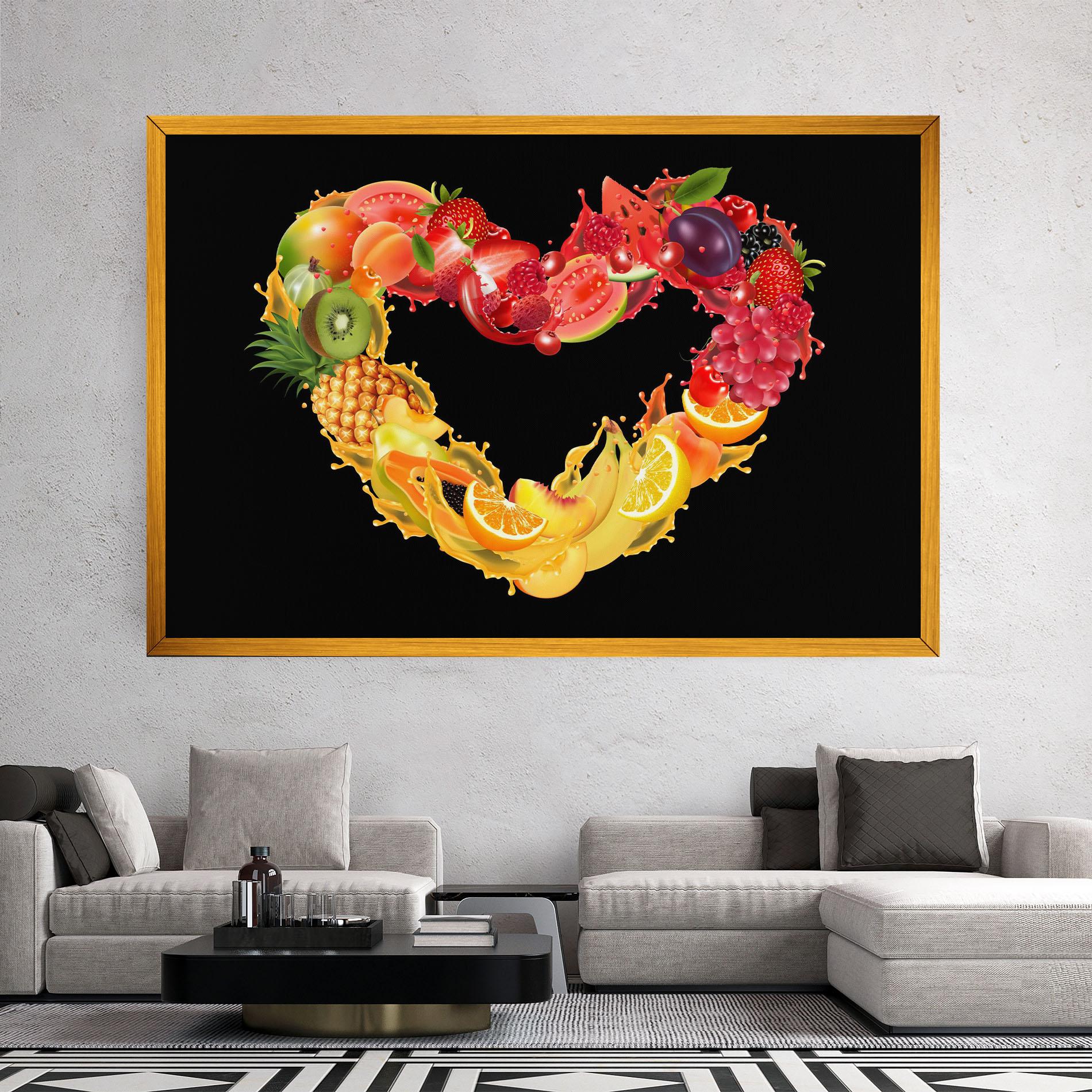 Картина на платно Juice Frame mockup 2