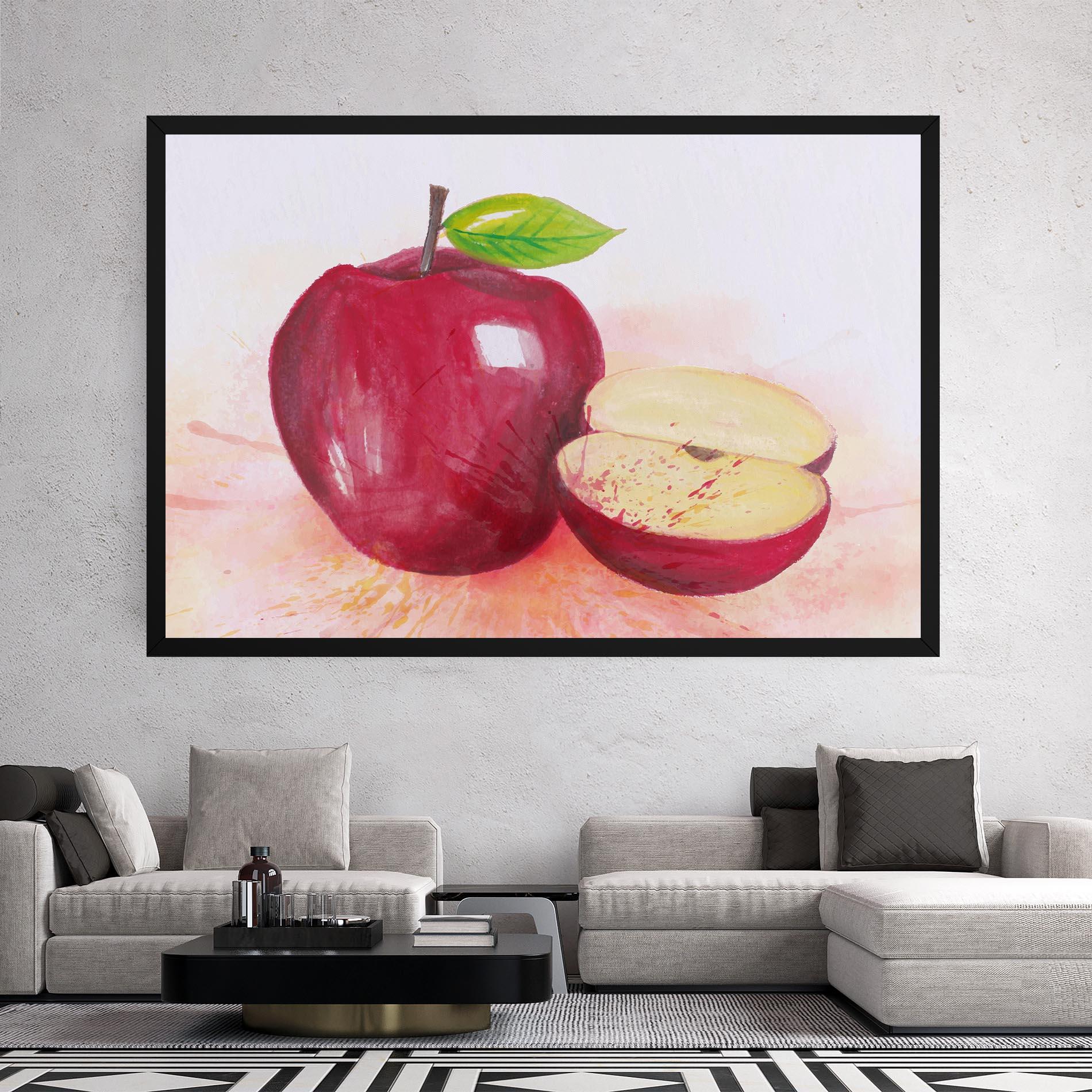Картина на платно Apple Art mockup 2