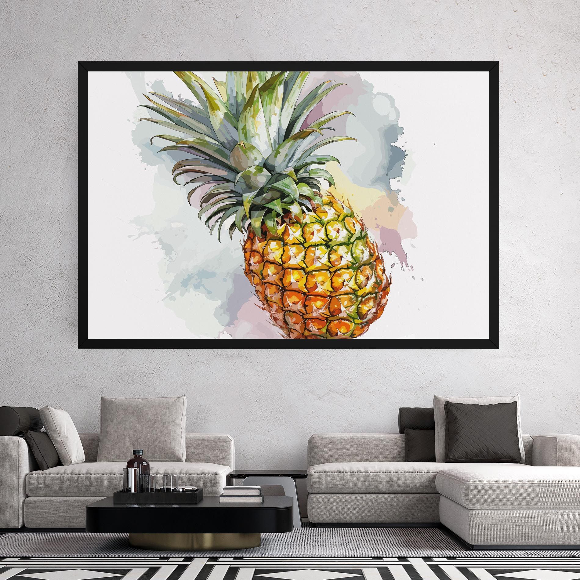 Artistic Pineapple mockup 2