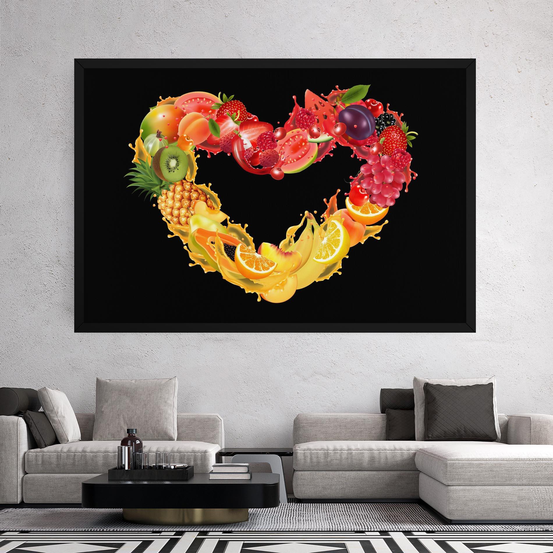 Картина на платно Juice Frame mockup 2