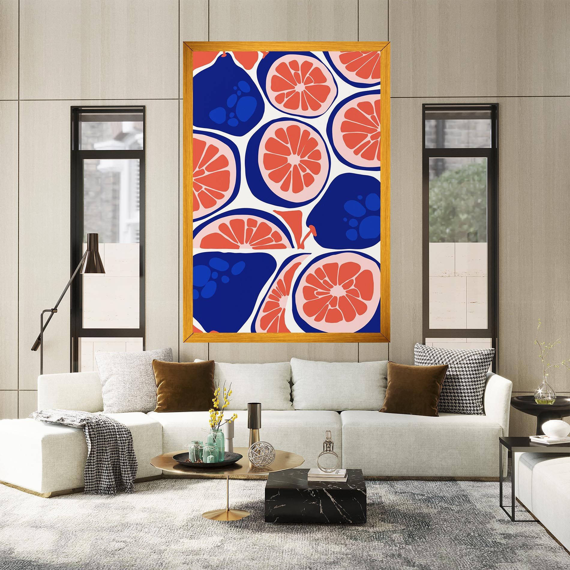 Blue Pink Fruit mockup 2