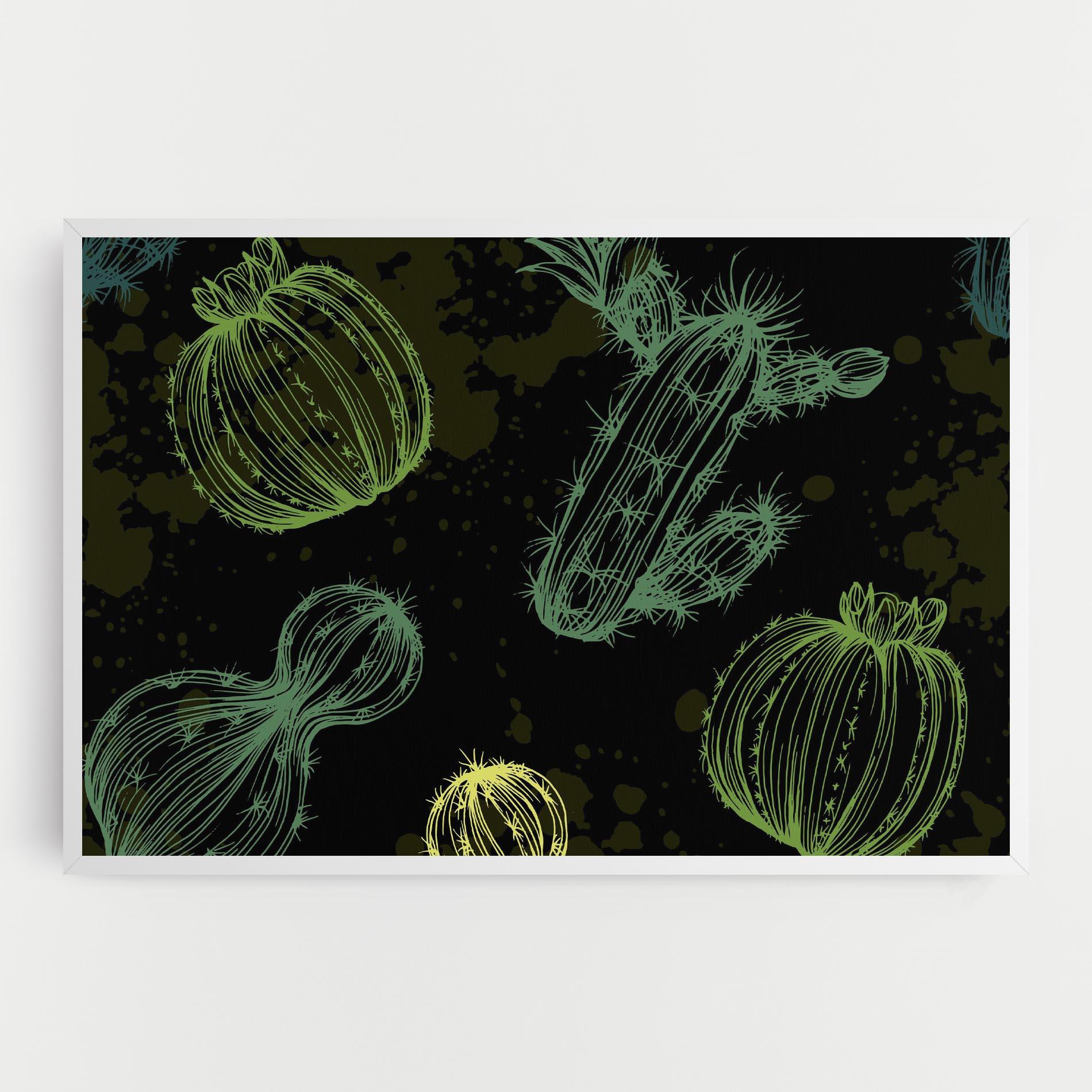 Картина на платно Cactus Art mockup 0