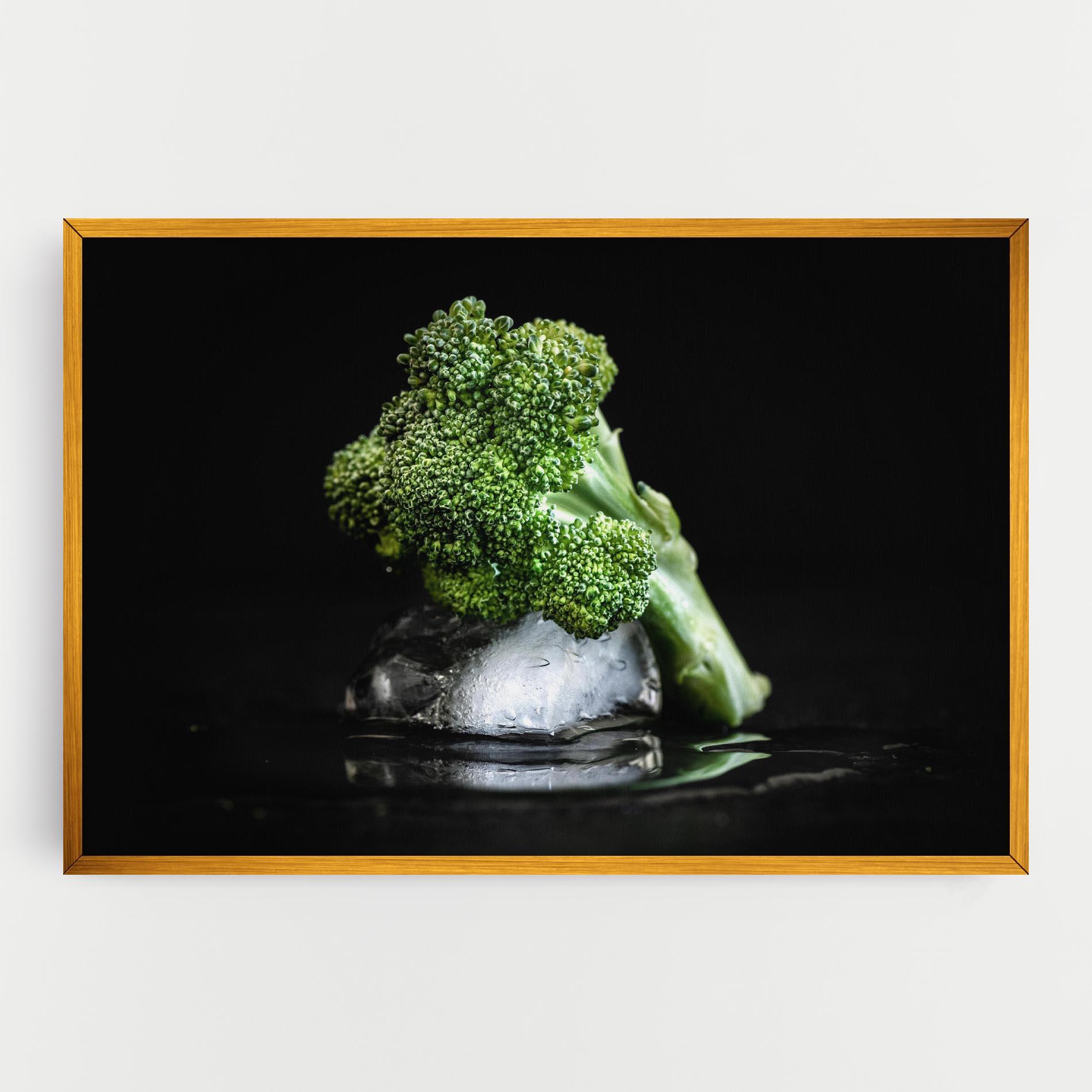 Картина на платно Broccoli Water mockup 0