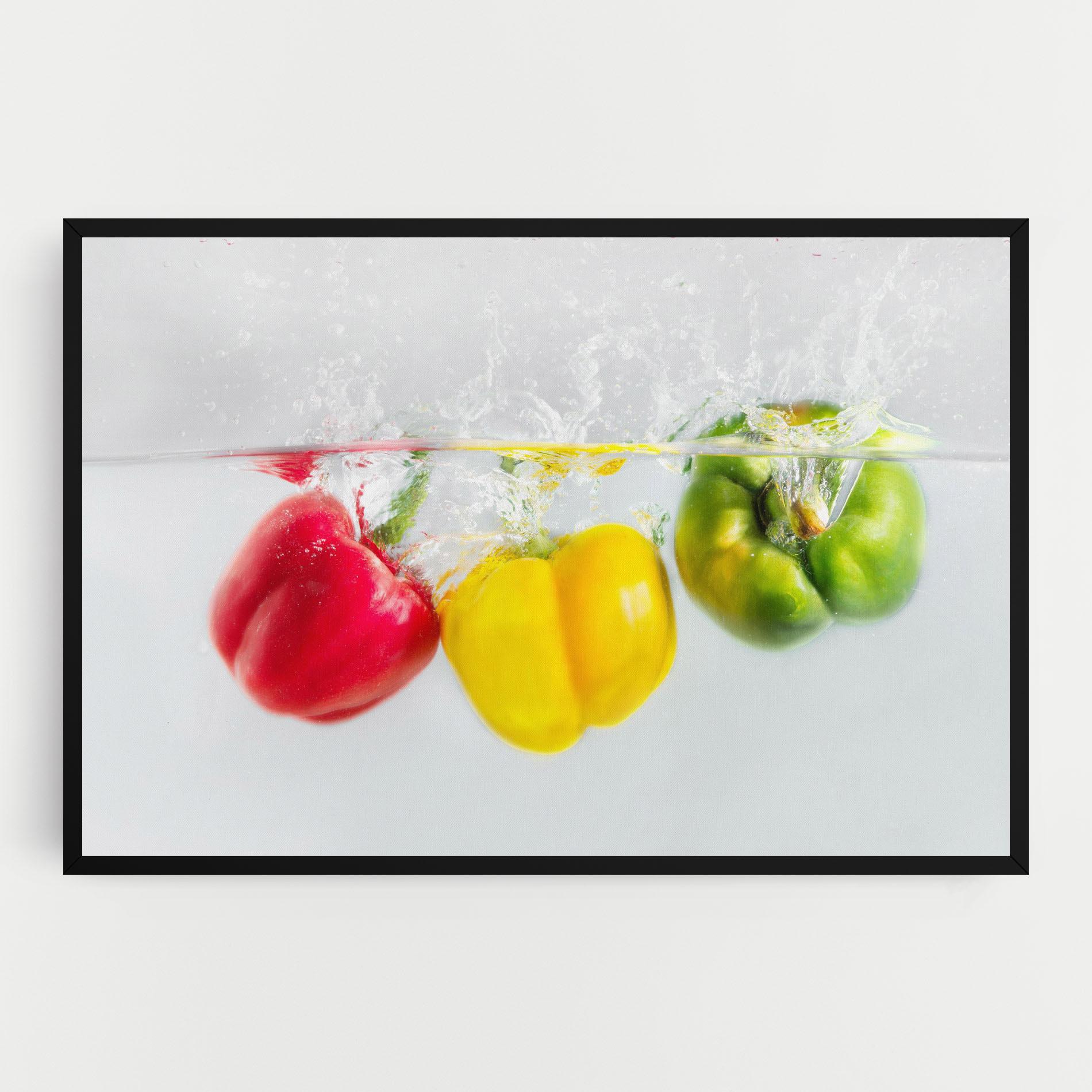 Картина на платно Colorful Bellpepper mockup 0