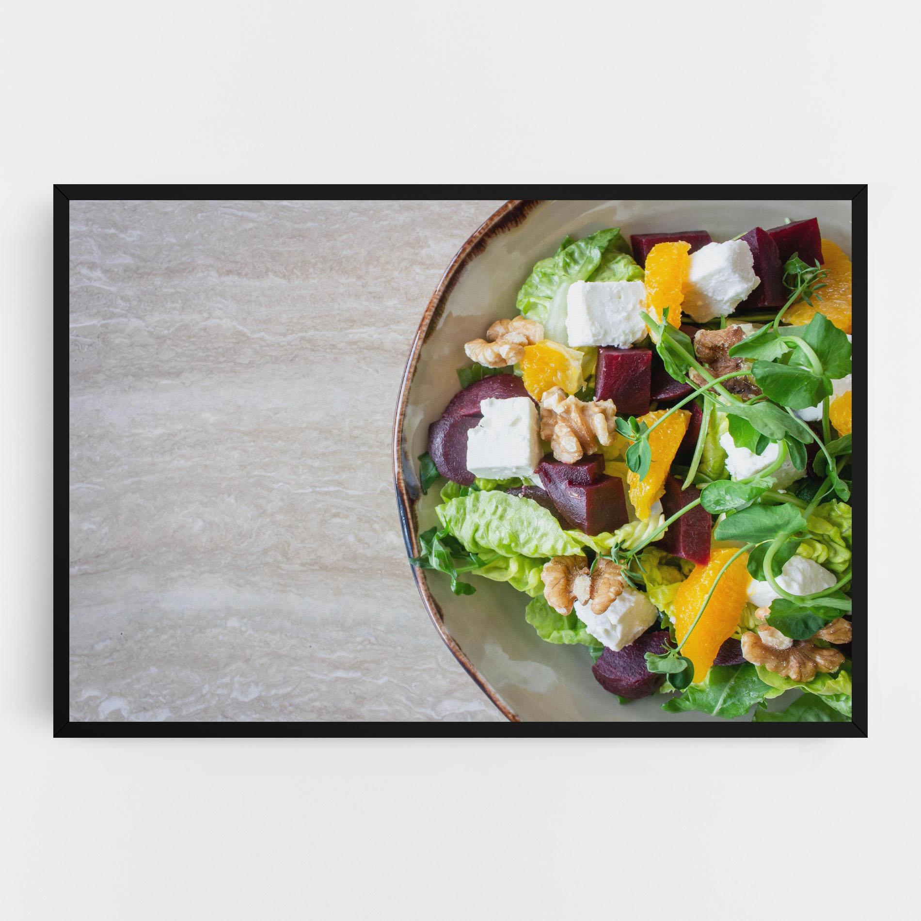 Картина на платно Delicious Salad mockup 0
