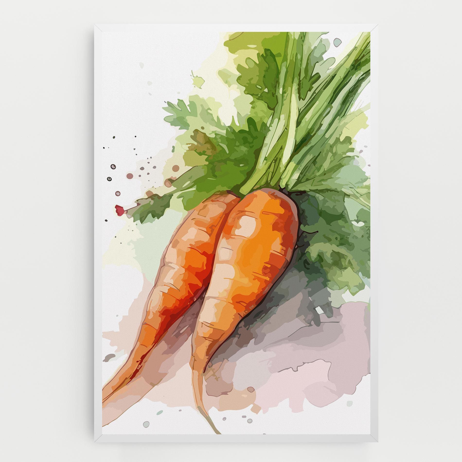 Carrot Watercolor mockup 0